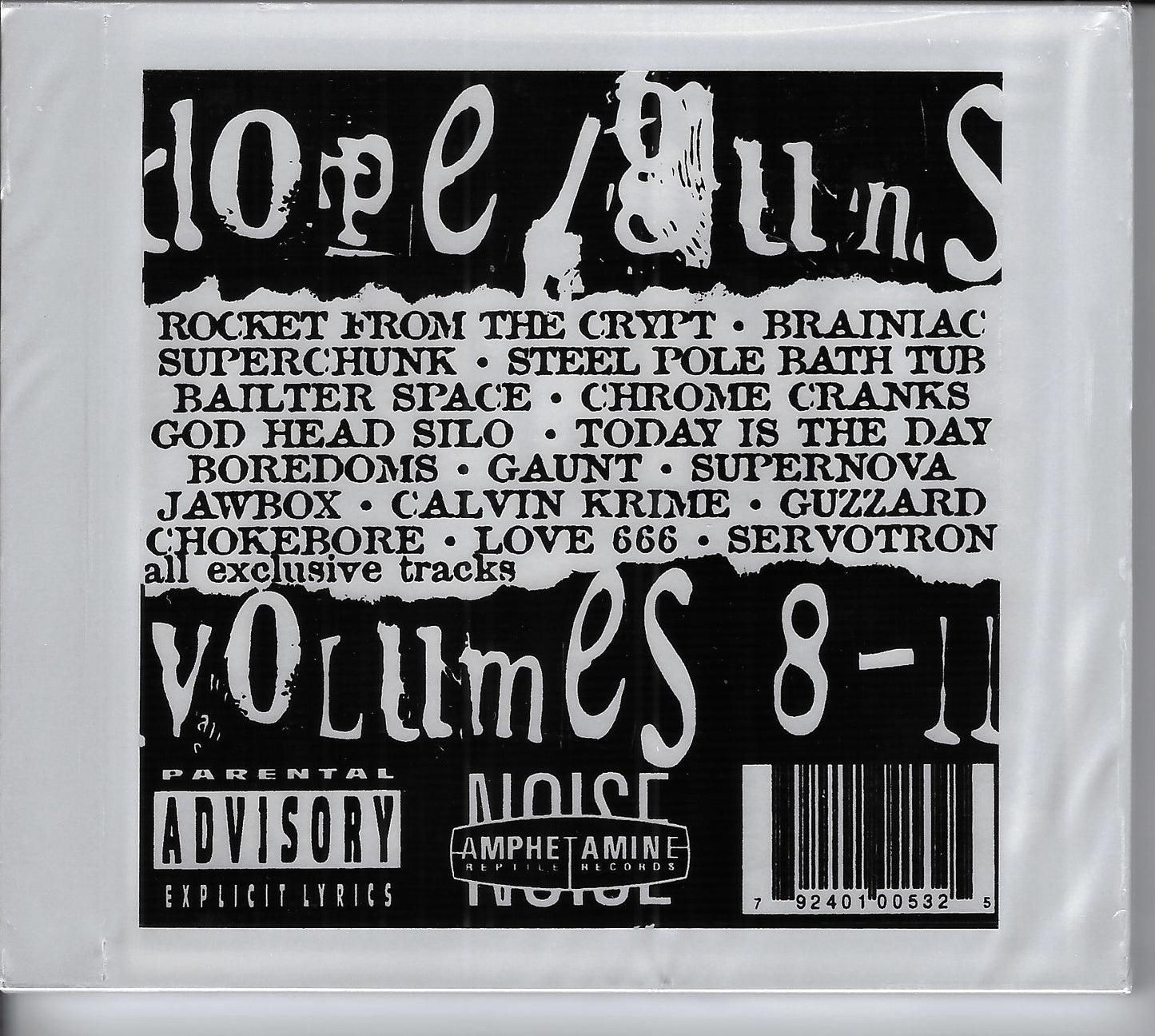 Compilation - Various Artists - Dope Guns N F**king In The Streets Volumes 8-11 CD