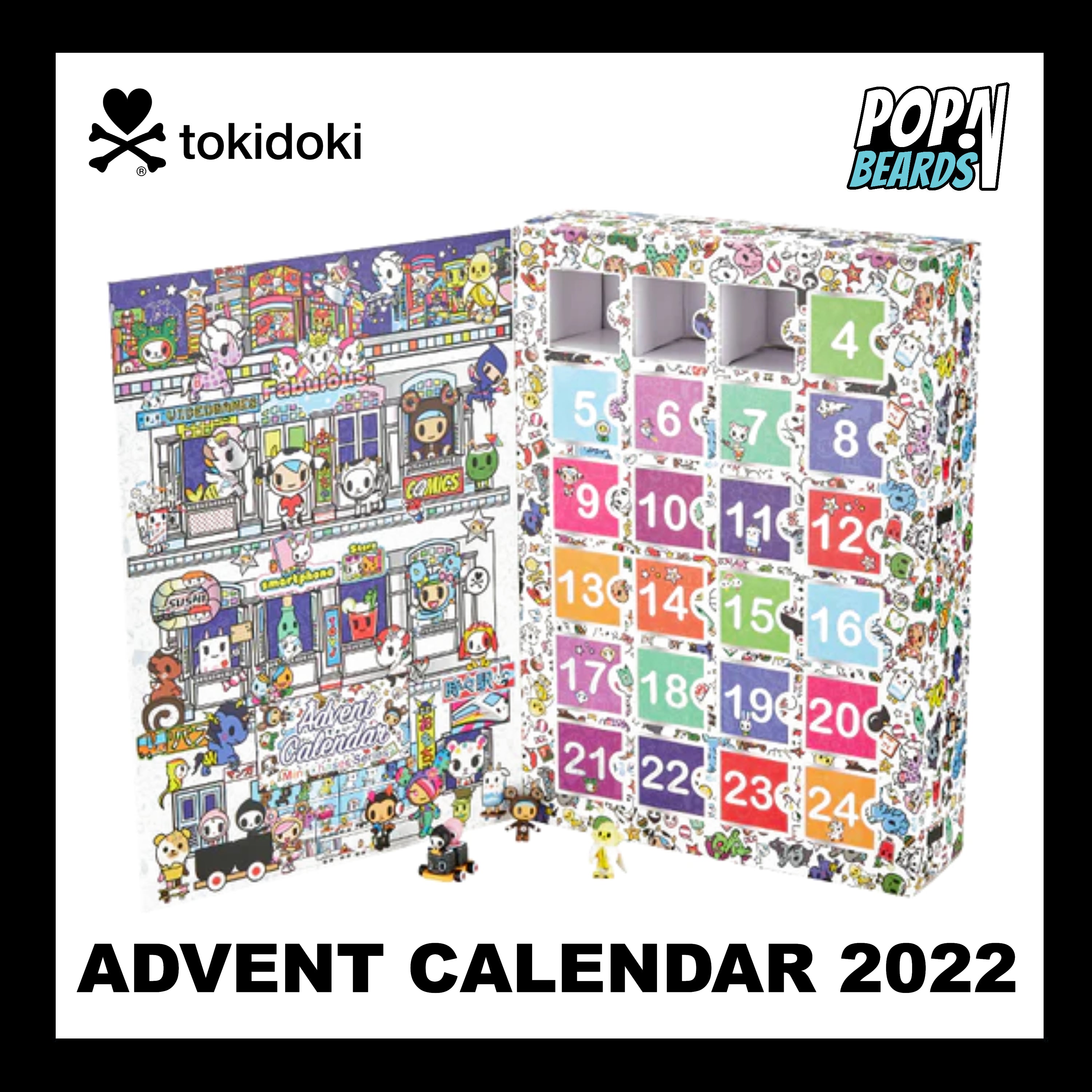 NEW tokidoki 2021 advent high quality calendar