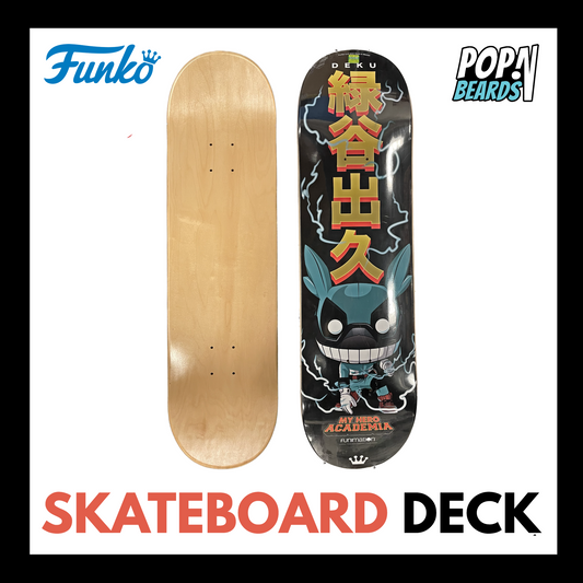 Funko: Skateboard Deck, Deku Hero Costume (MHA) Exclusive
