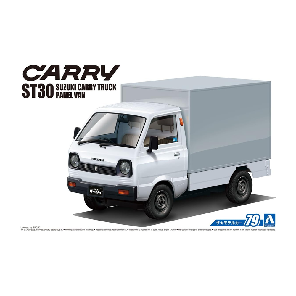 Aoshima: 1/24 SUZUKI ST30 CARRY PANEL VAN '79 Scale Model Kit #79 - Golden Apple Comics