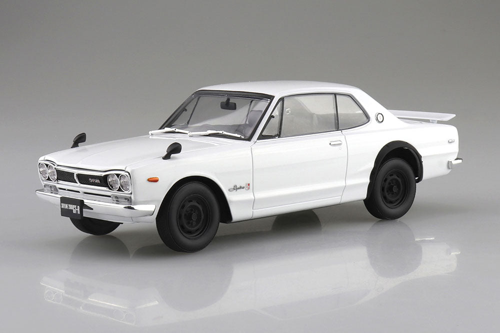 KPGC10 SKYLINE HT 2000GT-R 1971 White Model Kit