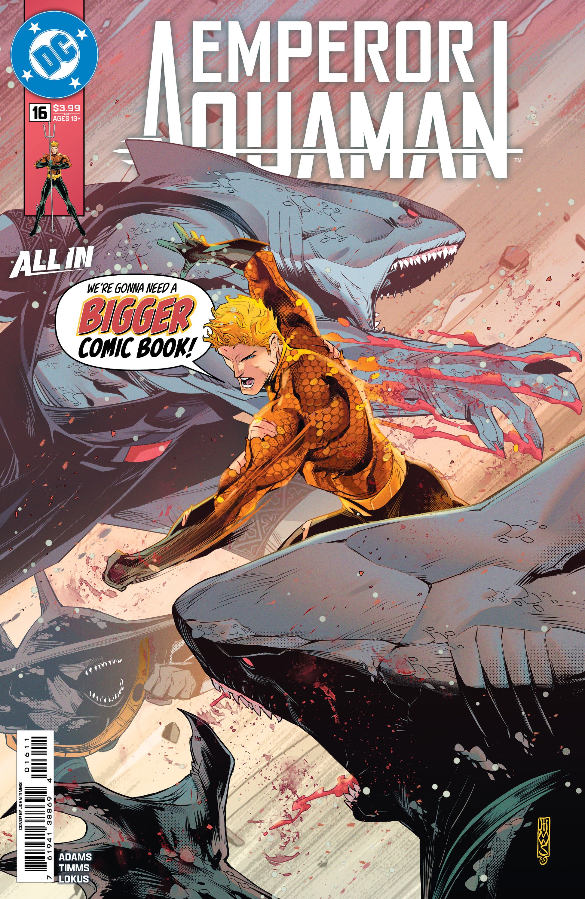 Emperor Aquaman #16 A John Timms (04/08/2026) Dc - Golden Apple Comics