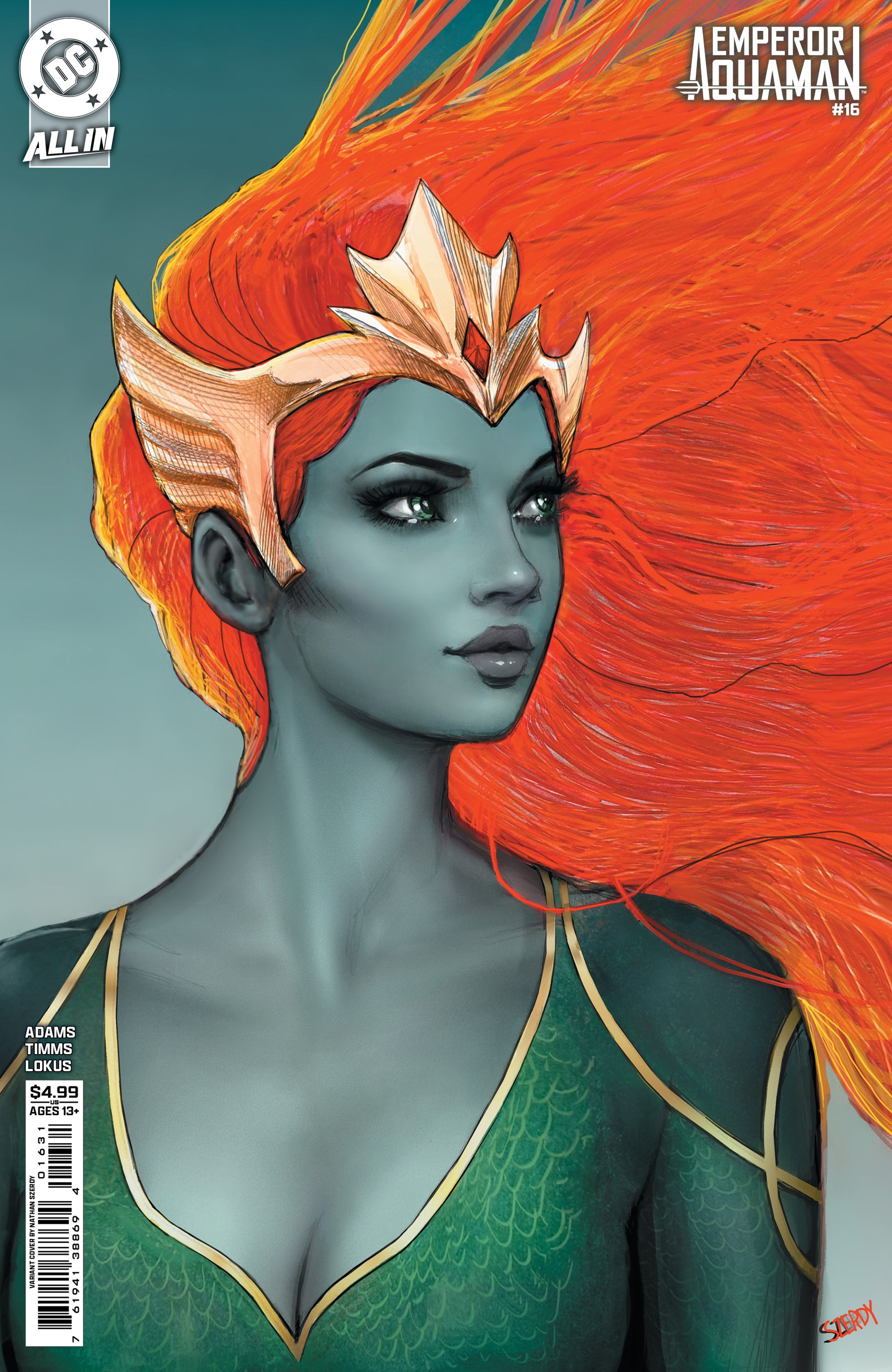 Emperor Aquaman #16 C Nathan Szerdy Variant (04/08/2026) Dc - Golden Apple Comics