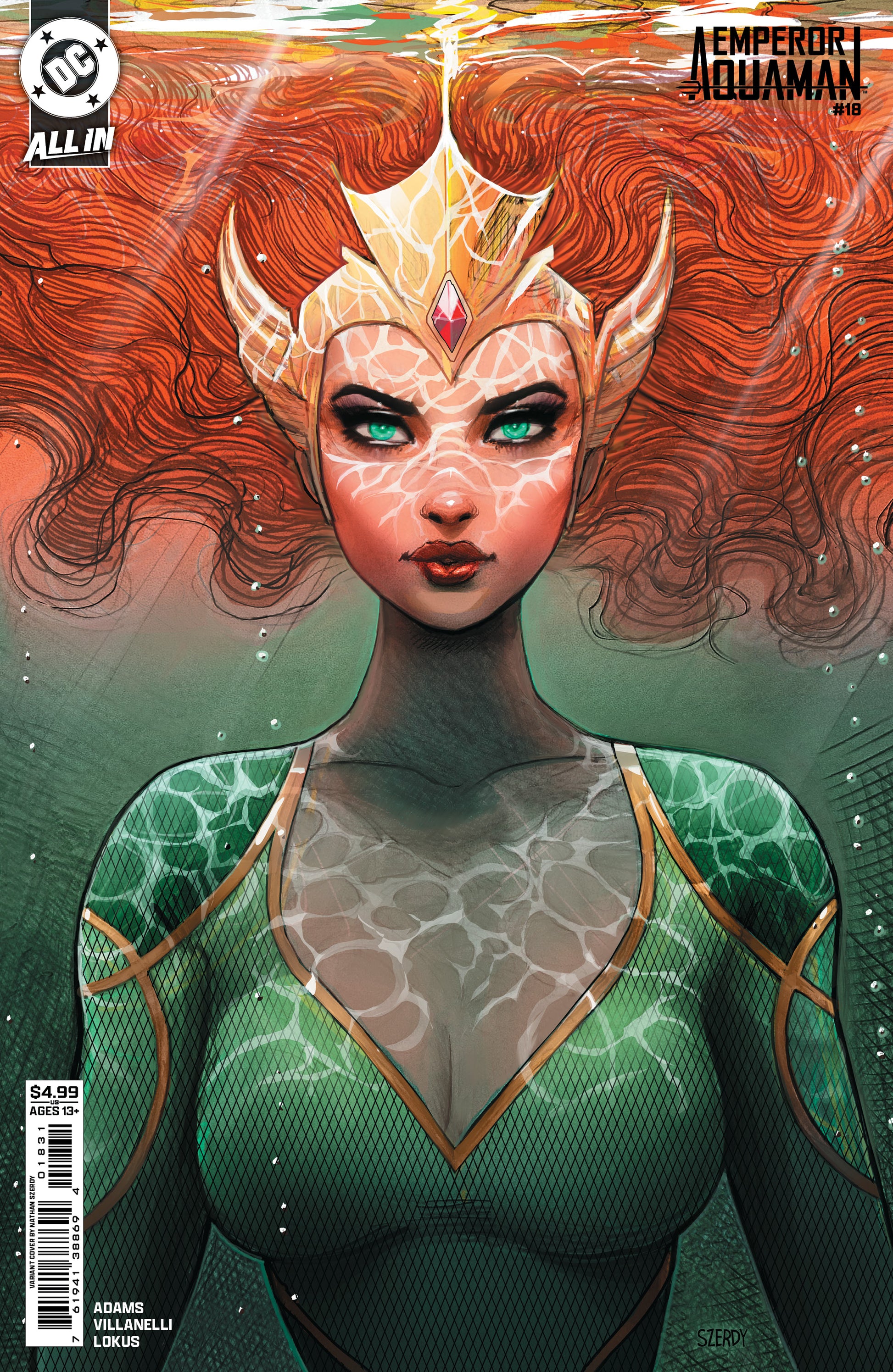 Emperor Aquaman #18 C Nathan Szerdy Variant (06/10/2026) Dc - Golden Apple Comics