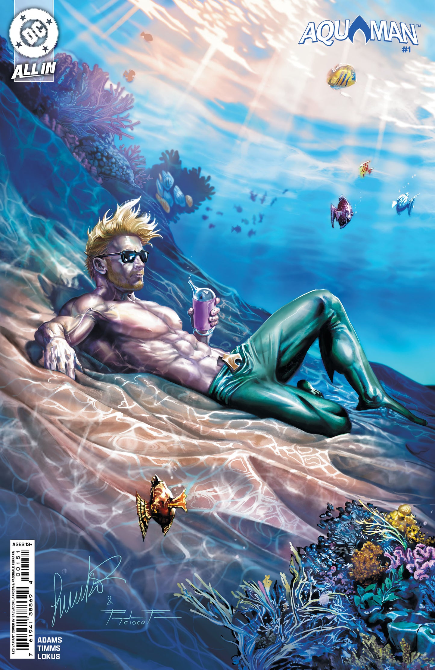 Aquaman #1 F 1:25 Salvador Larroca Variant (01/08/2025) Dc