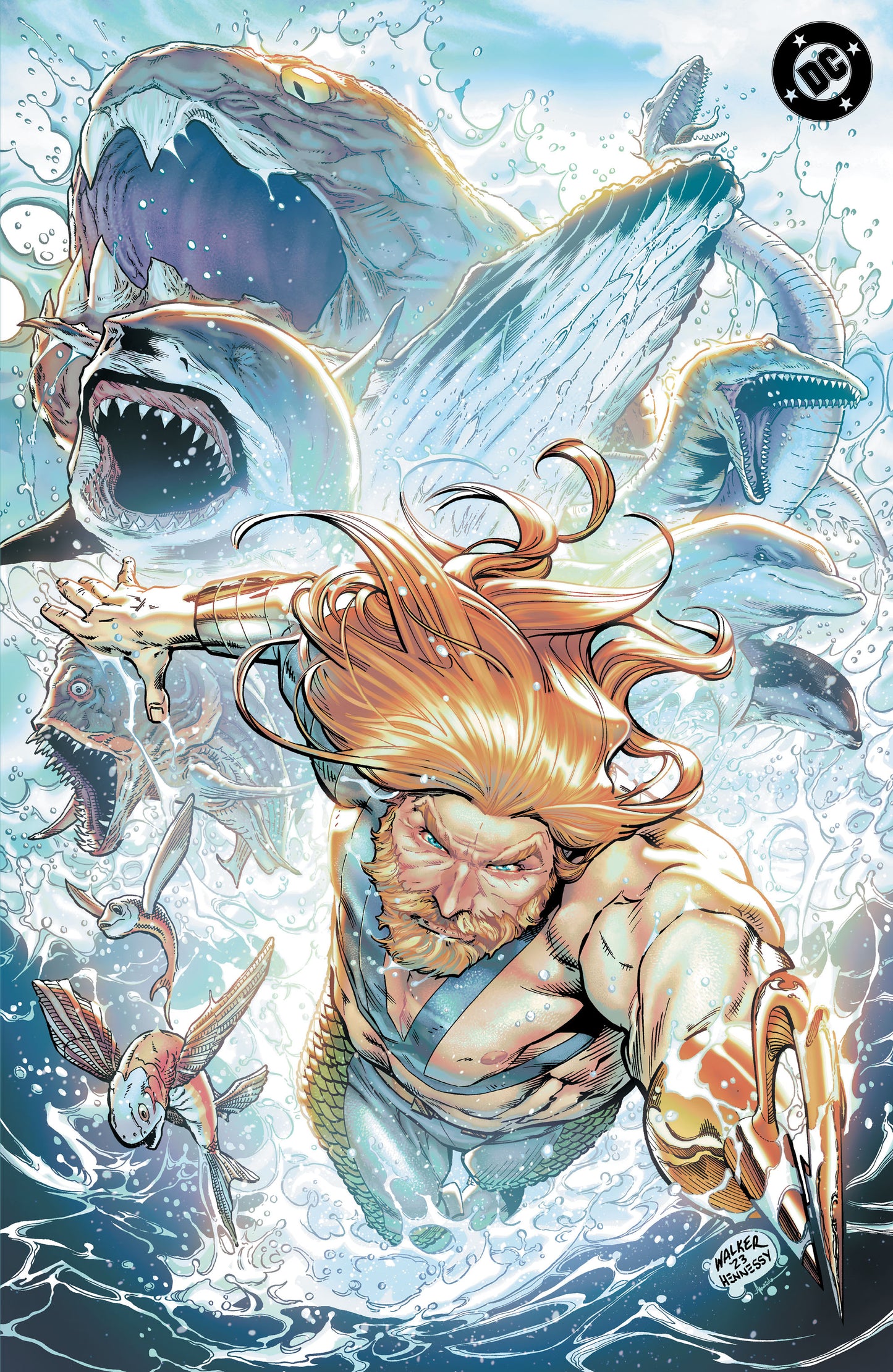 Aquaman #1 D Brad Walker Deep Sea Ultra Gloss Variant / Foil (01/08/2025) Dc