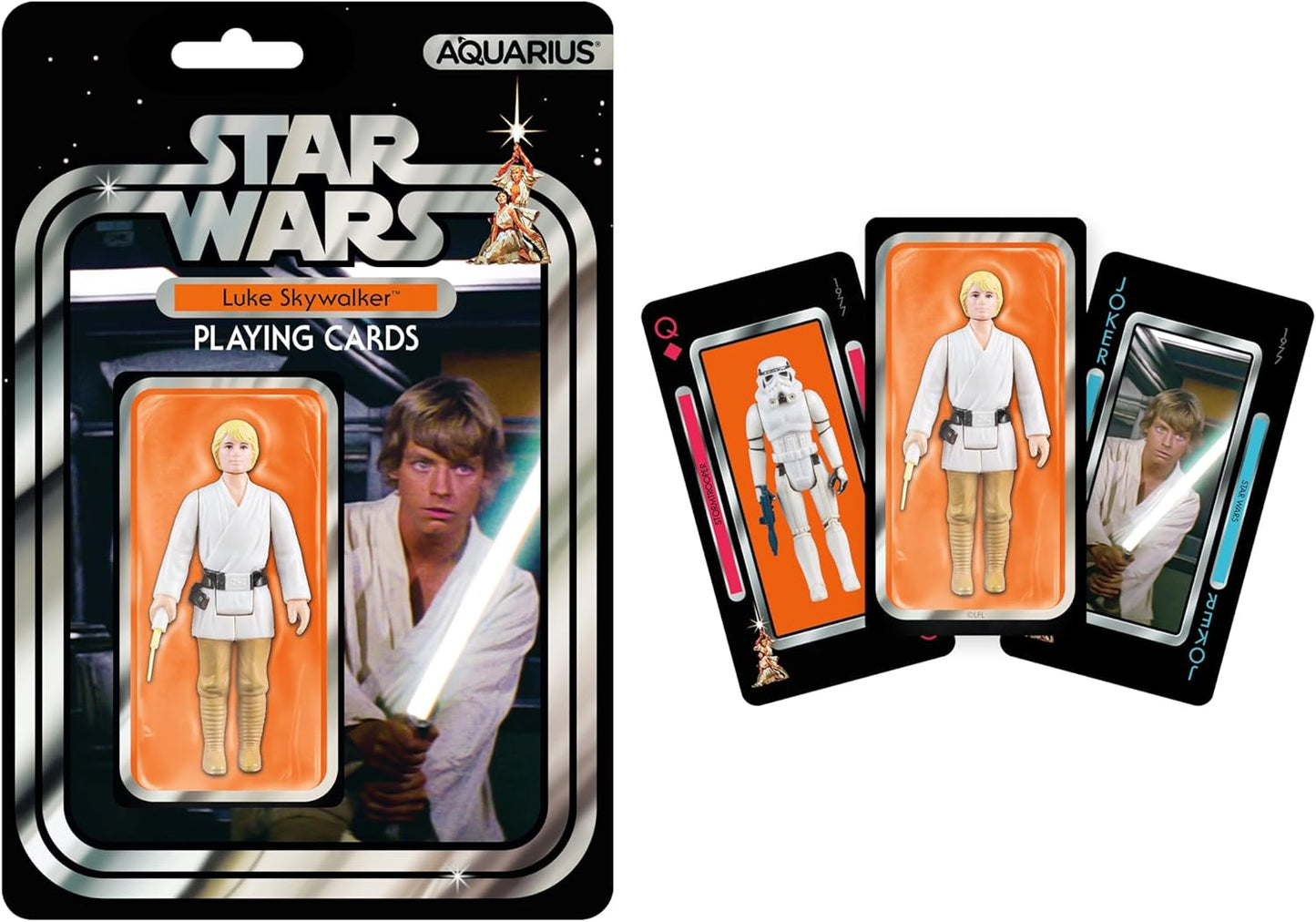 Aquarius Playing Cards: Star Wars - Action Figures - Luke Skywalker