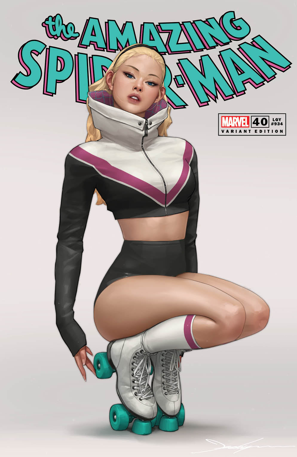 Amazing Spider-Man #40 Jeehyung Lee Spider-Gwen Rollerskate Variant (12/20/2023) Marvel