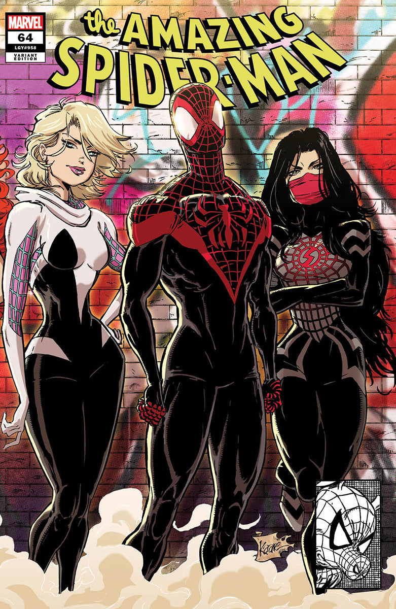 [2 Pack] Amazing Spider-Man #63-#64 Unknown Comics Kaare Andrews Connecting Covers Exclusive Var (12/25/2024)