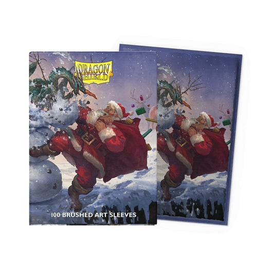 Dragon Shield: Standard 100ct Brushed Art Sleeves - Christmas 2025