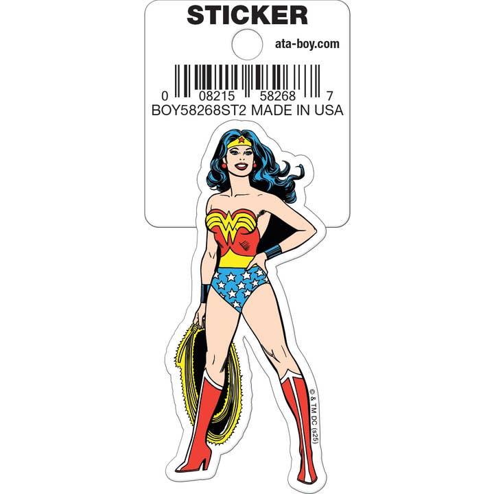 DC Comics: Wonder Woman Classic Die Cut Vinyl Sticker - 3"