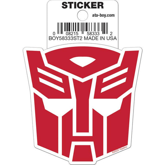 Ata-Boy Stickers: Die Cut Vinyl Sticker - 3" - Transformers - Autobot Logo