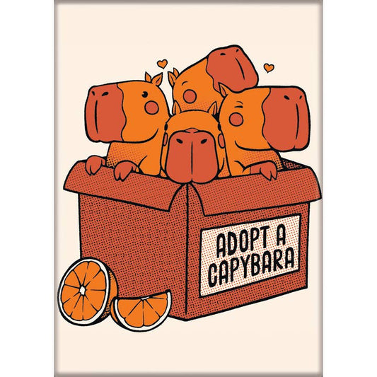Tobe Fonseca: Adopt A Capybara Magnet