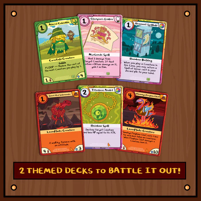Adventure Time Card Wars: Flame Princess vs. Fern - Collector's Pack - Golden Apple Comics