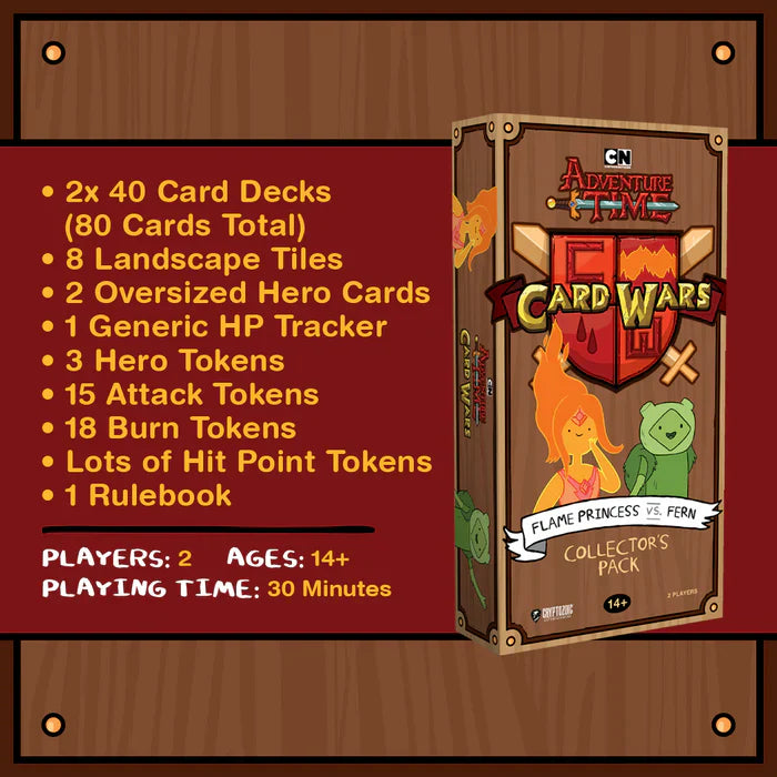 Adventure Time Card Wars: Flame Princess vs. Fern - Collector's Pack - Golden Apple Comics