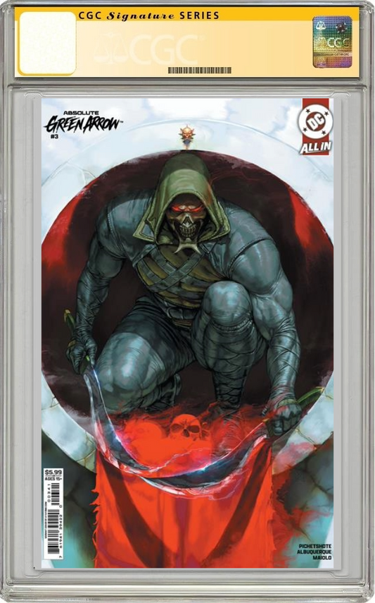 Absolute Green Arrow #3 (Of 6) D SIGNED Kyuyong Eom Variant (07/15/2026) Dc CGC SS 9.8