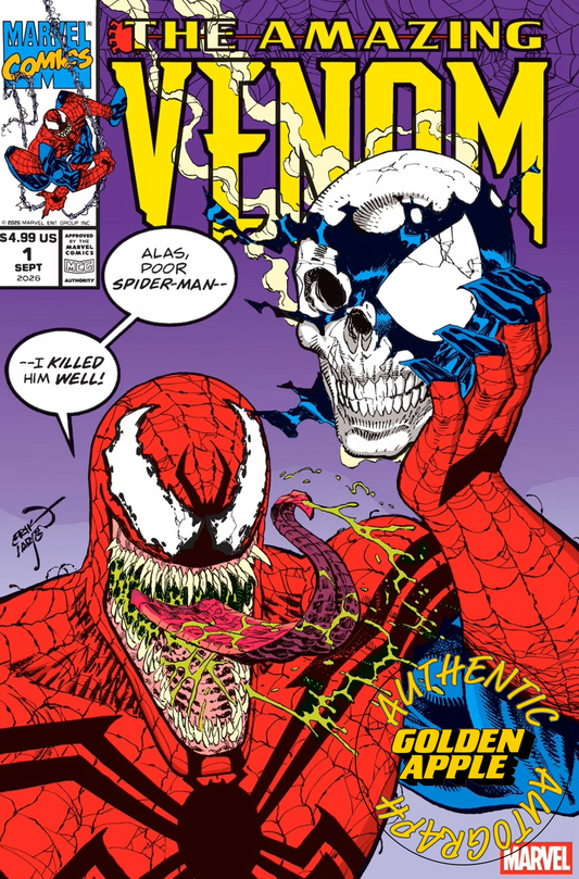 The Amazing Venom #1 D Erik Larsen Homage Variant SIGNED Jordan Morris (09/30/2026) Marvel