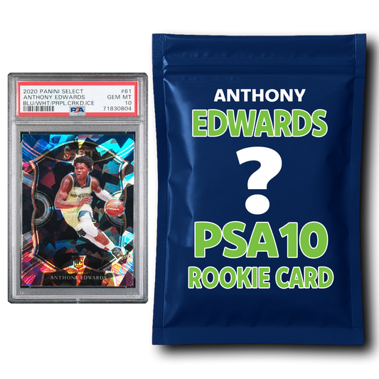 Anthony Edwards PSA 10 Graded Rookie Basketball Card Mystery Pack