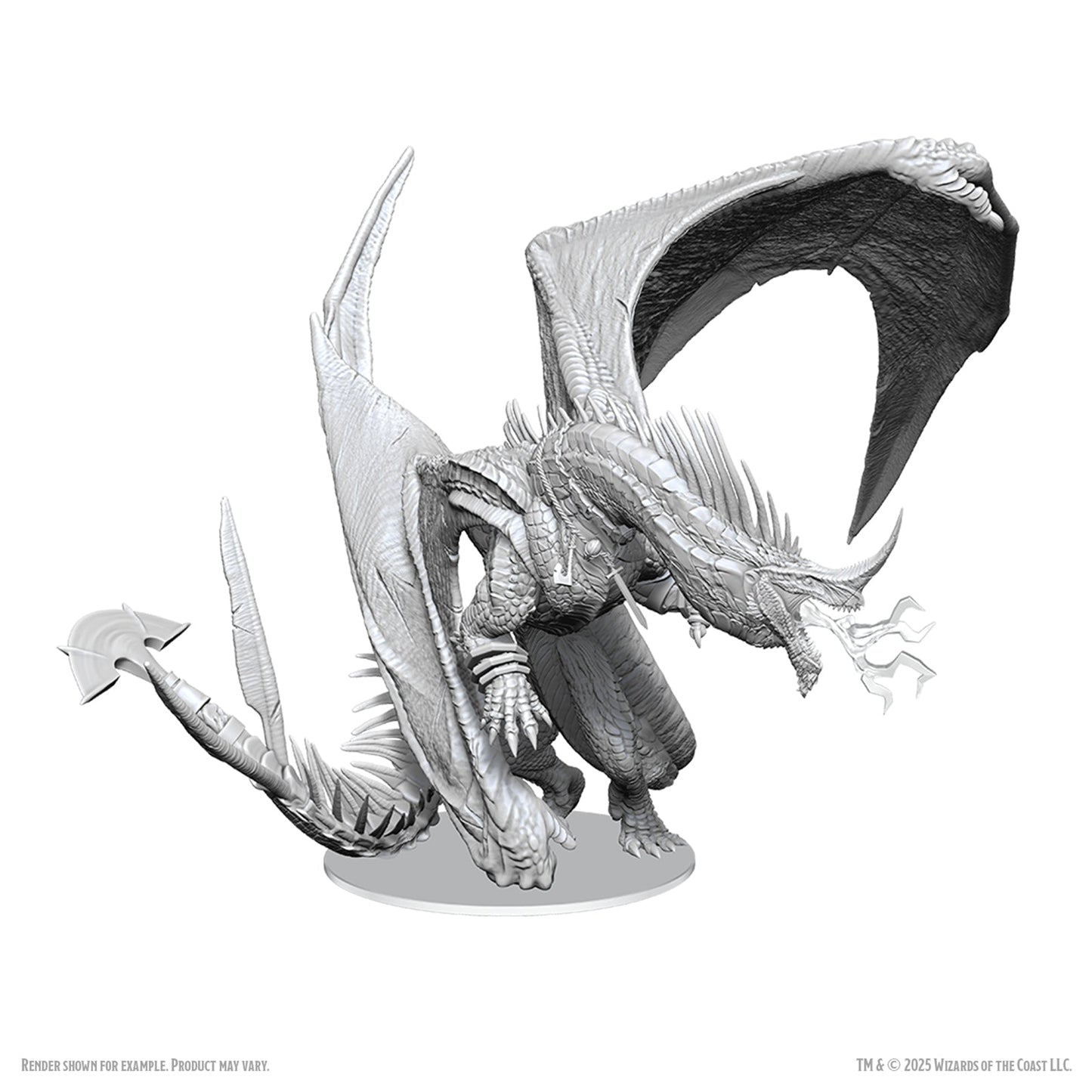 D&D: Nolzur's Marvelous Unpainted Miniatures - Ancient Blue Dragon - Golden Apple Comics