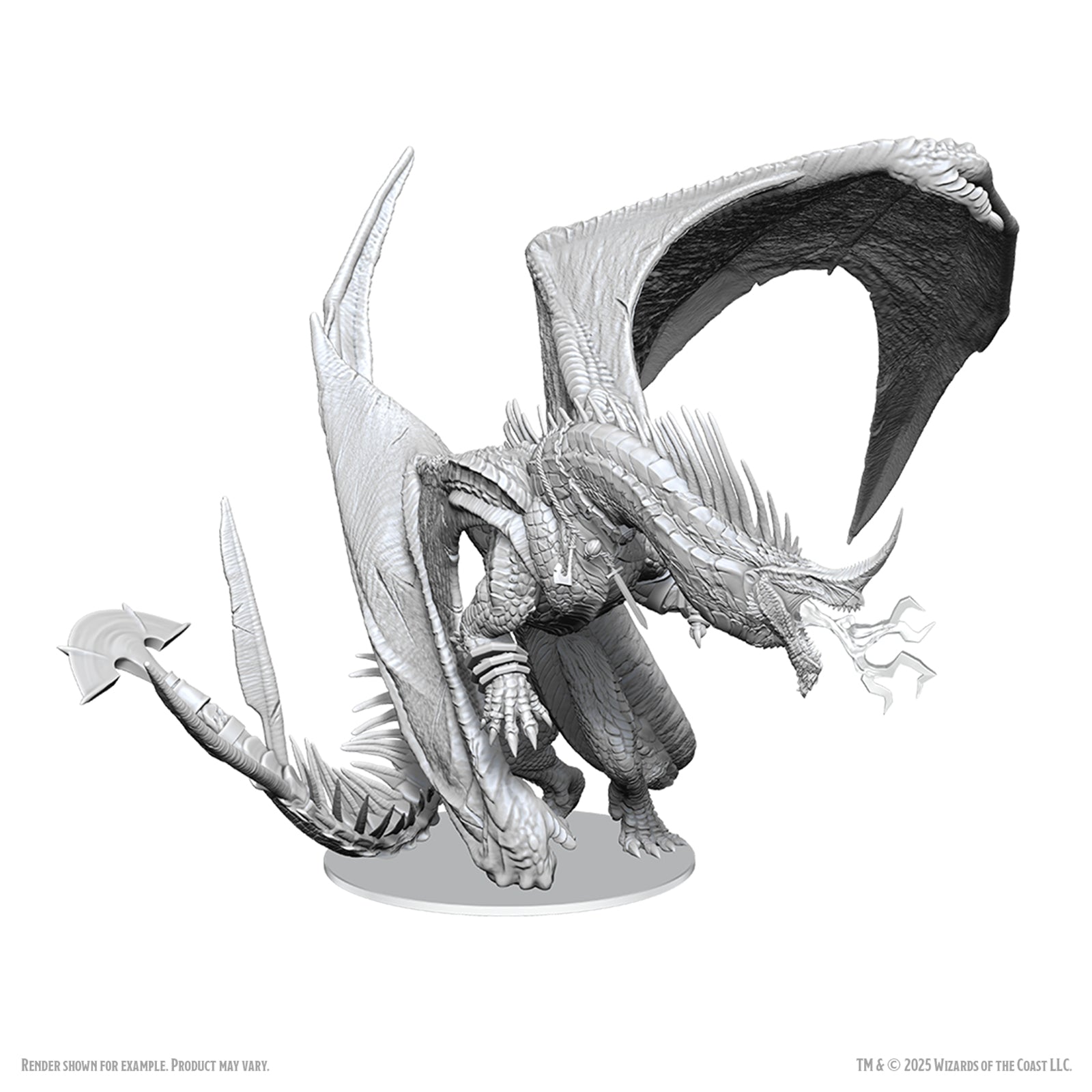 D&D: Nolzur's Marvelous Unpainted Miniatures - Ancient Blue Dragon - Golden Apple Comics