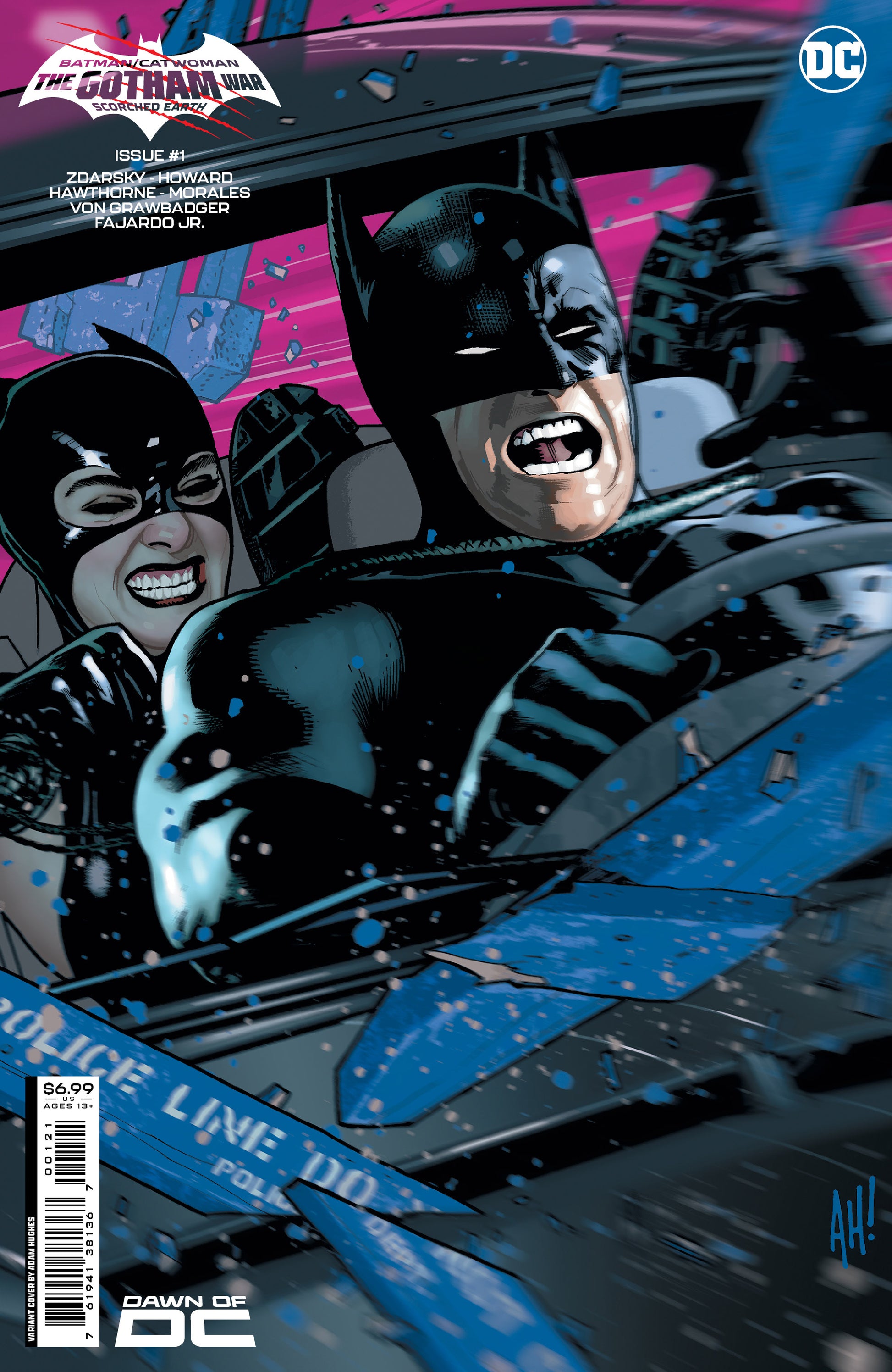 scorched earth pokemon card Batman Catwoman The Gotham War Scorched Earth #1 (One Shot) B Adam Hug