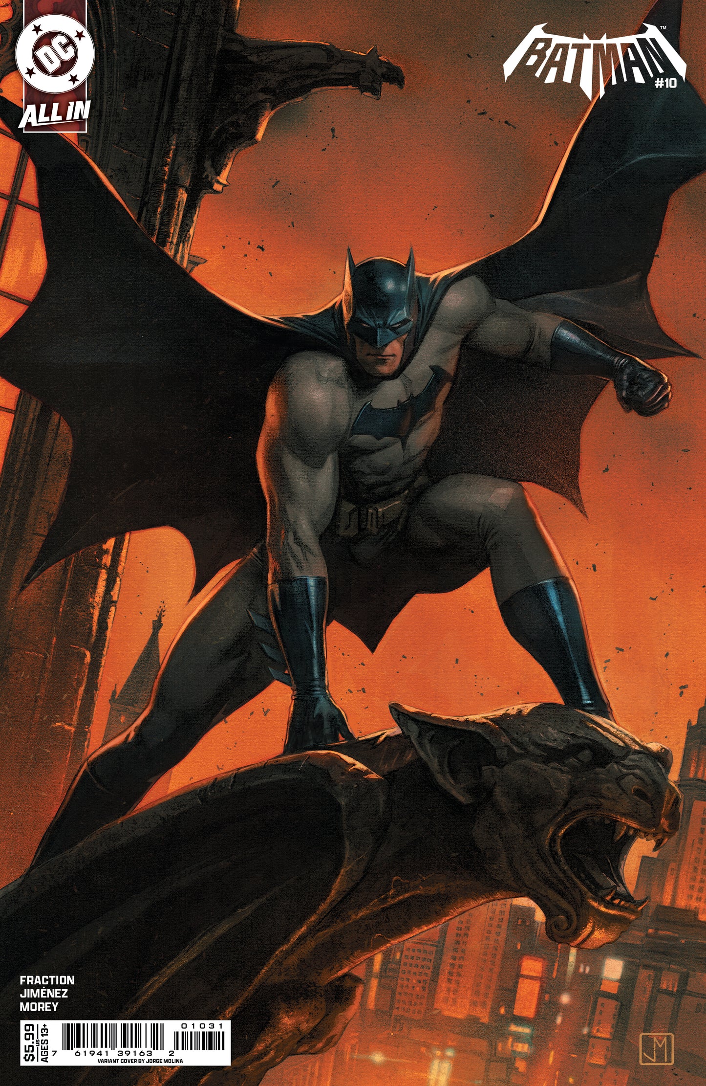 Batman #10 C Jorge Molina Variant (06/03/2026) Dc - Golden Apple Comics