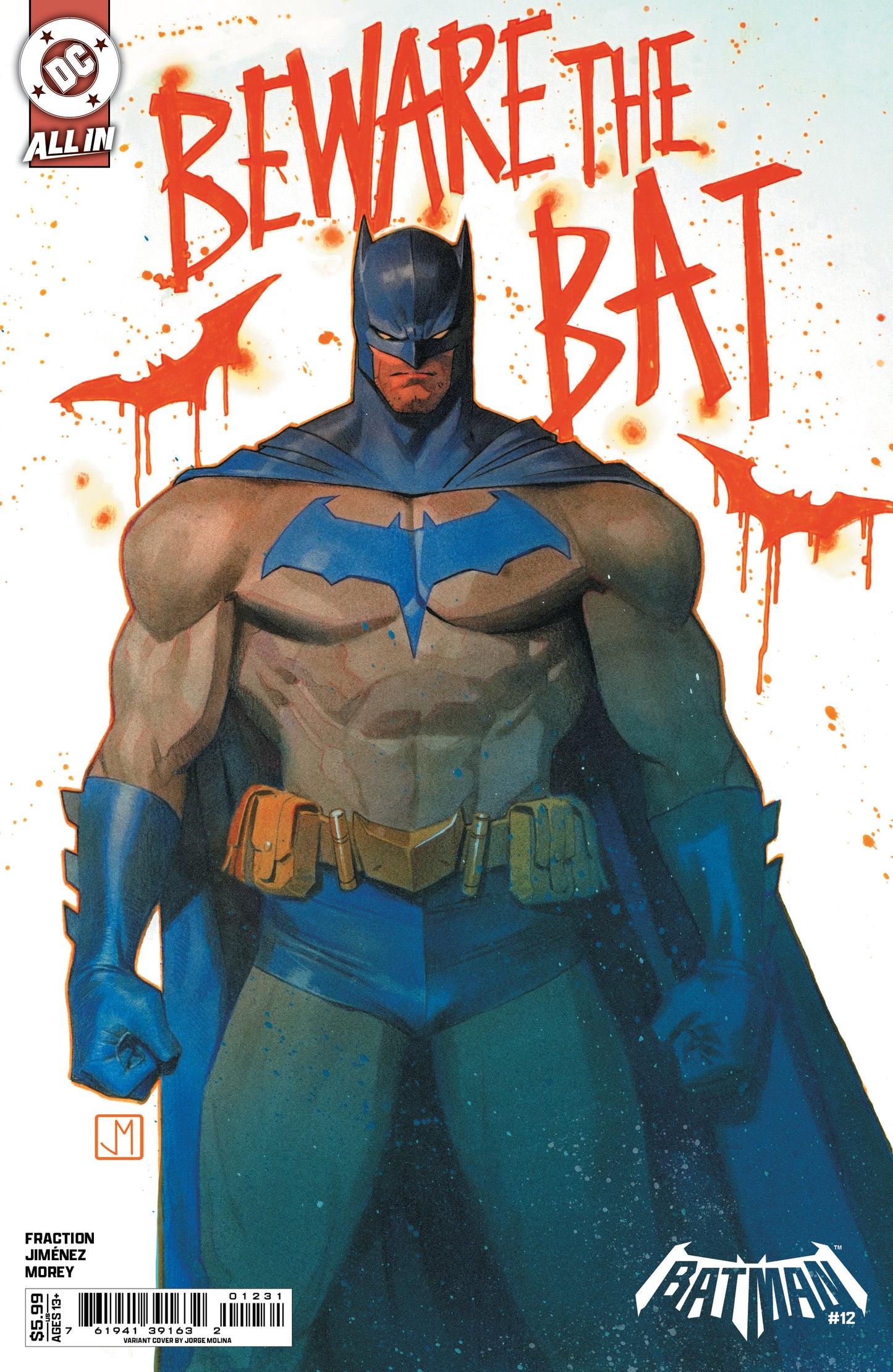 Batman #12 C Jorge Molina Variant (08/05/2026) Dc