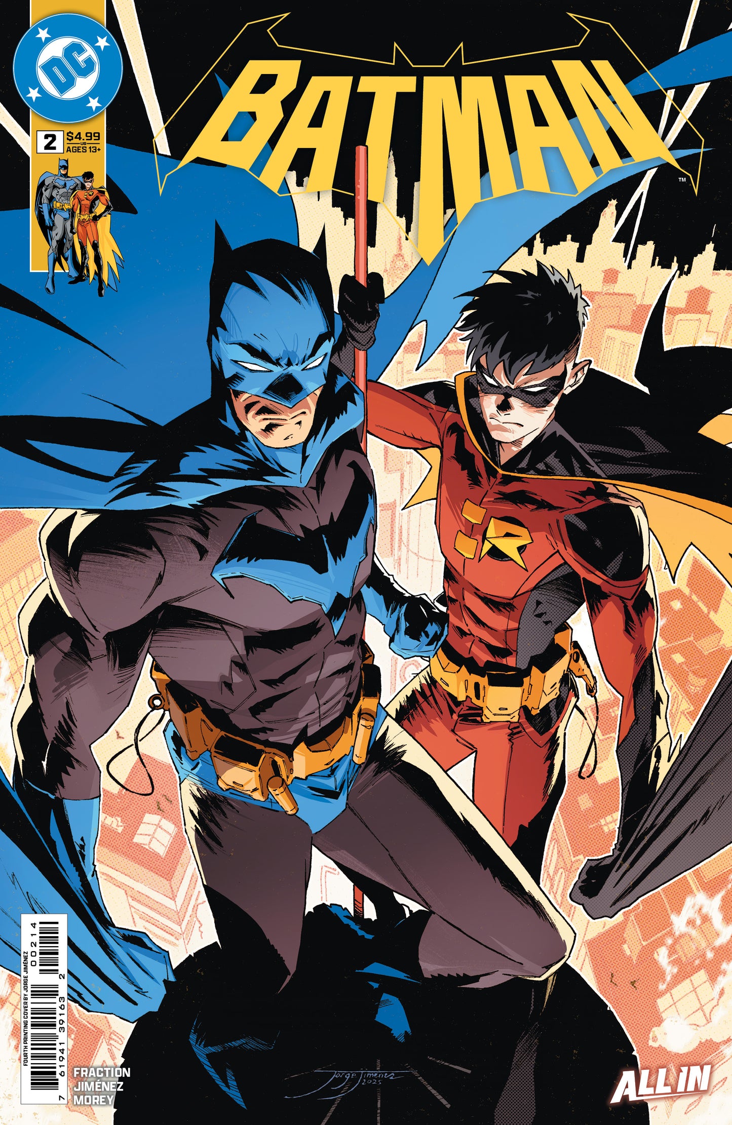 Batman #2 4th Print Jorge Jimenez Variant (09/02/2026) Dc