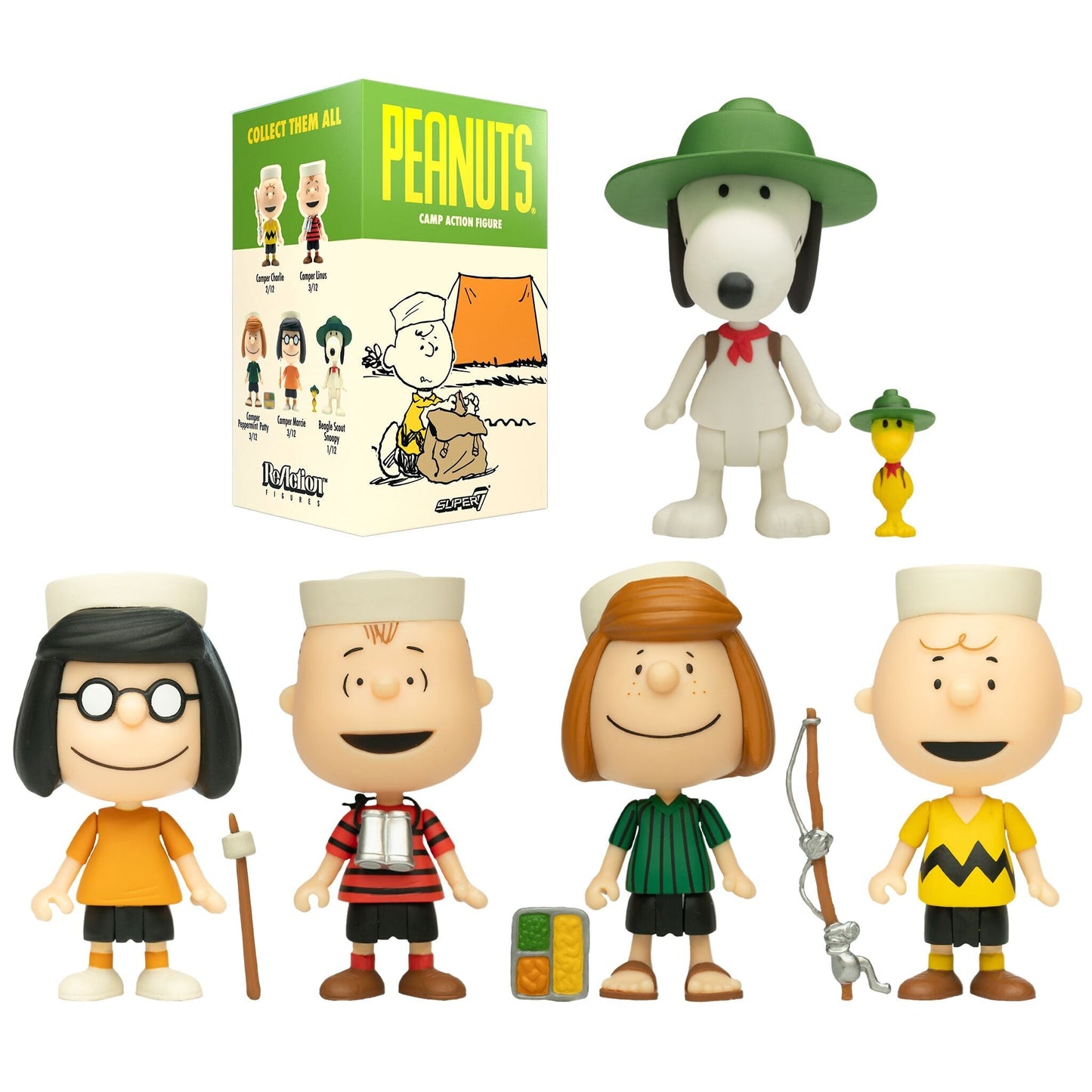 Super7 x Peanuts - Camp - Blind Box 12 Individual Toys