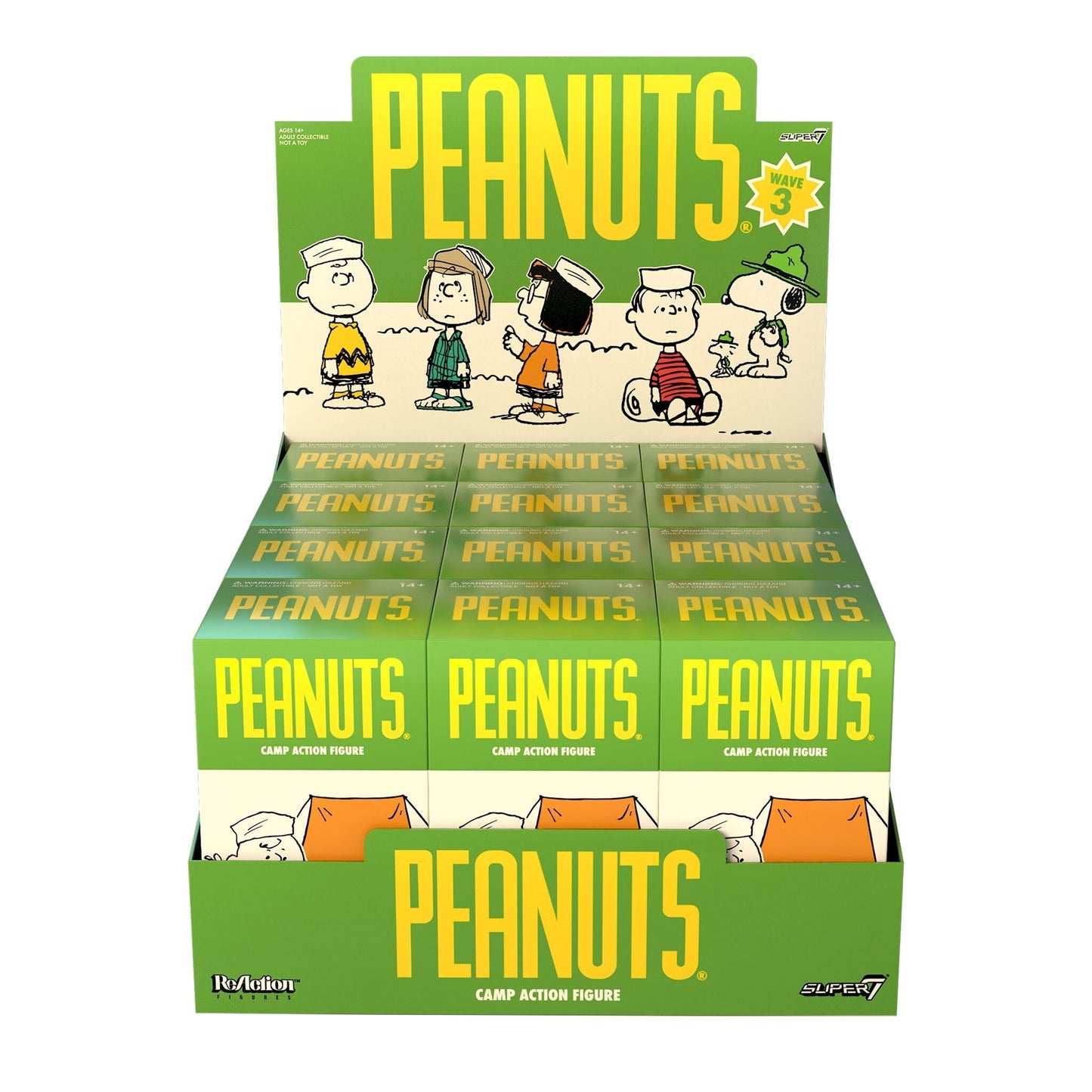 Super7 x Peanuts - Camp - Blind Box 12 Individual Toys