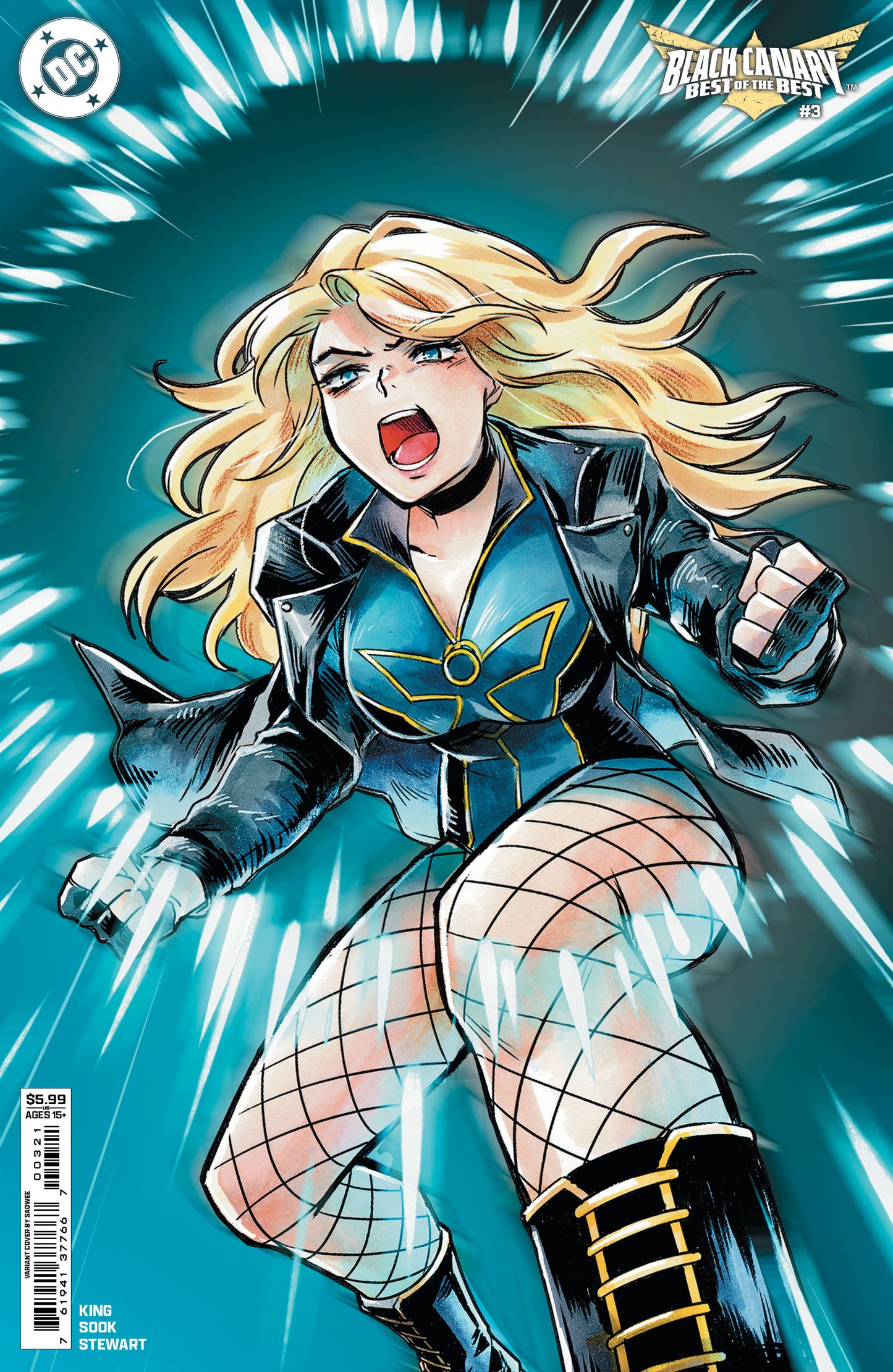 Black Canary Best Of The Best #3 (Of 6) B Saowee Variant (01/22/2025) Dc