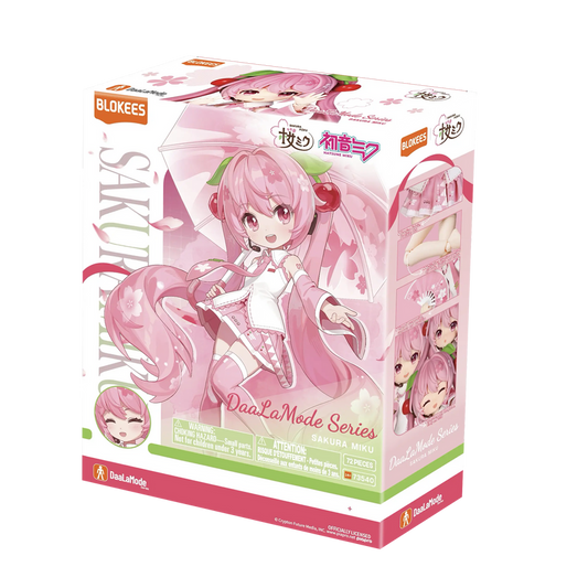 Blokees: Hatsune Miku - DaaLaMode Series - Sakura Miku - Golden Apple Comics