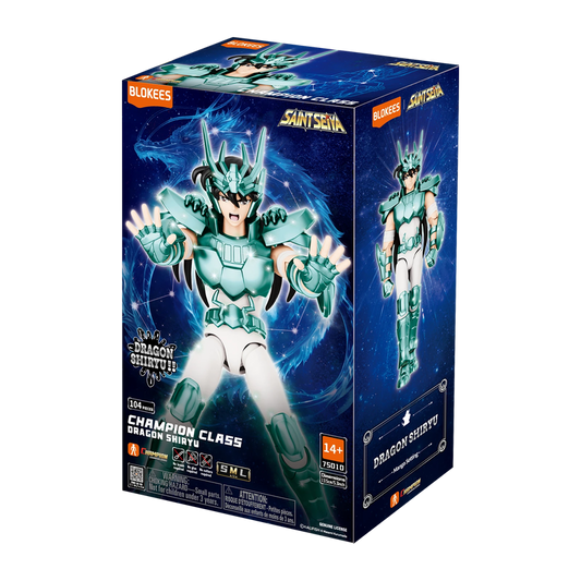 Blokees: Saint Seiya - Champion Class - 09 Dragon Shiryu - Golden Apple Comics
