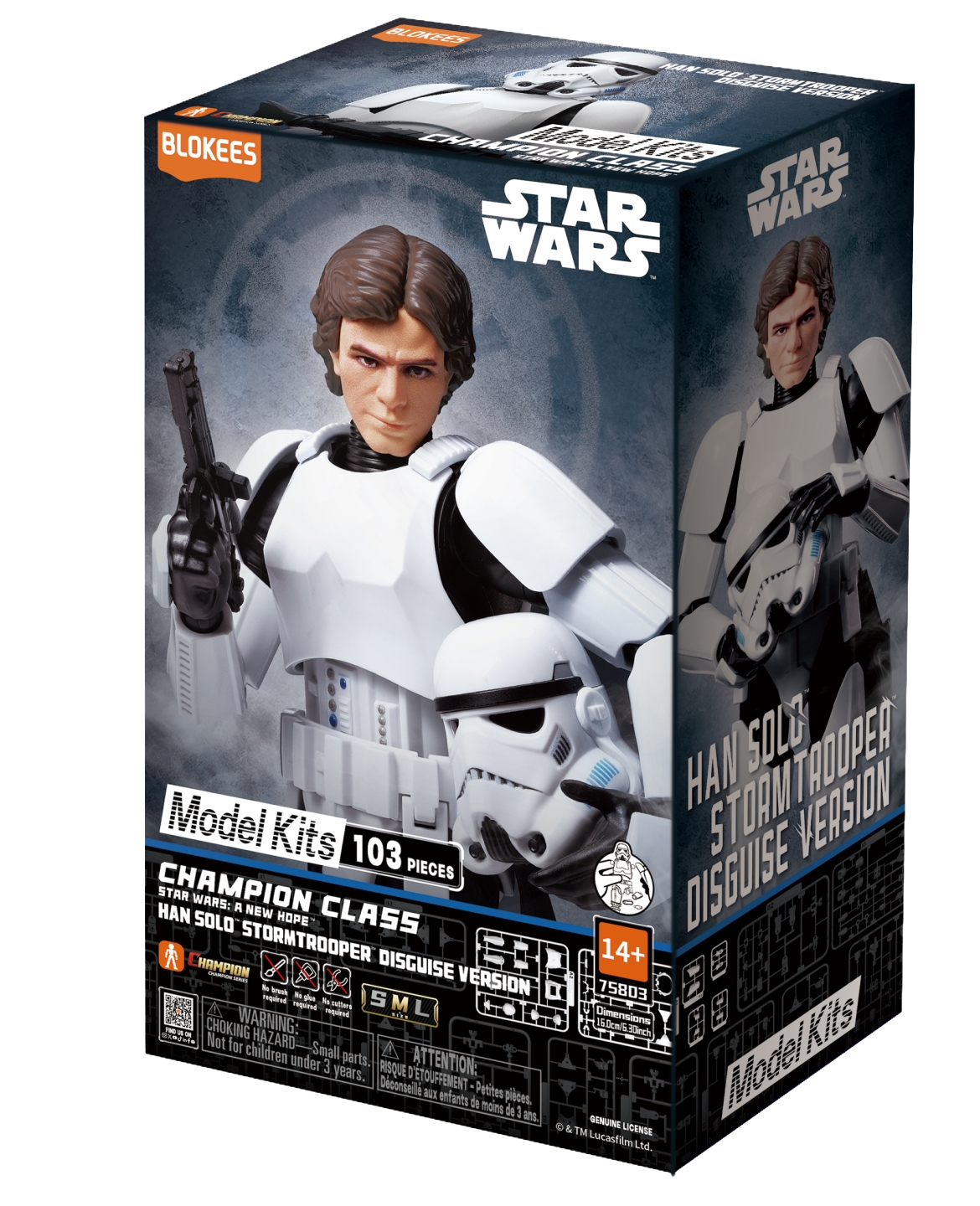 Blokees: Star Wars - Champion Class - Han Solo - Stormtrooper Disguise Version - Golden Apple Comics