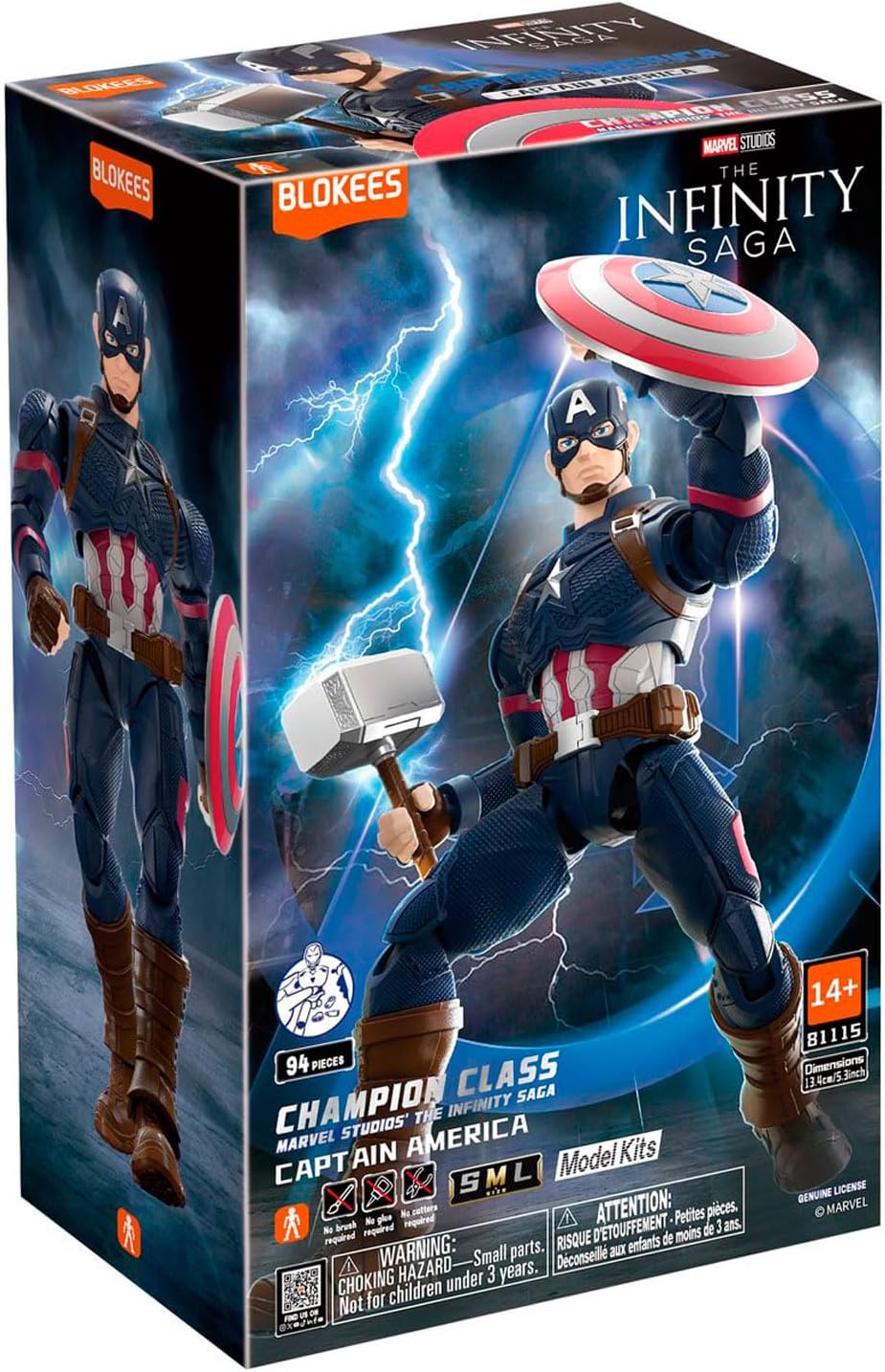 Blokees: Marvel Infinity Saga - Champion Class 03 - Captain America - Golden Apple Comics