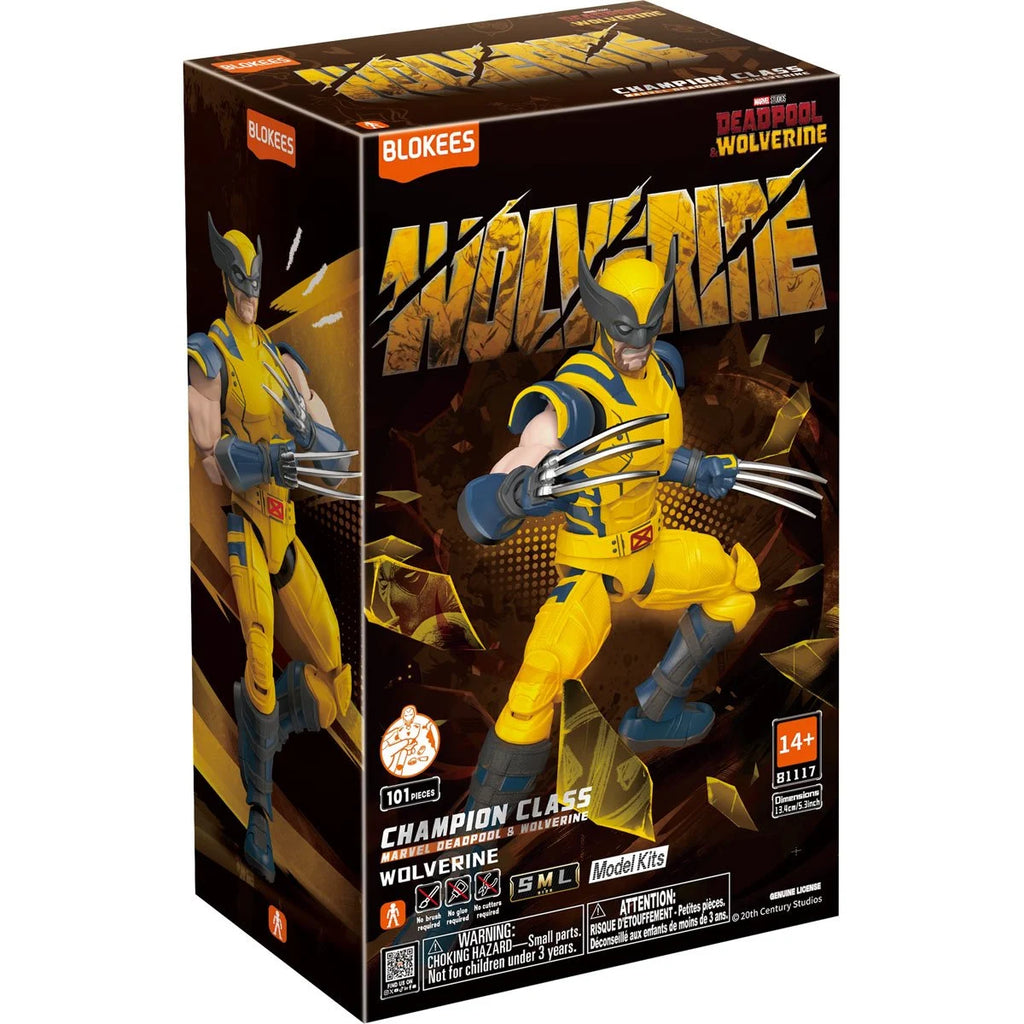 Blokees: Marvel Deadpool & Wolverine - Champion Class - 05: Wolverine - Golden Apple Comics