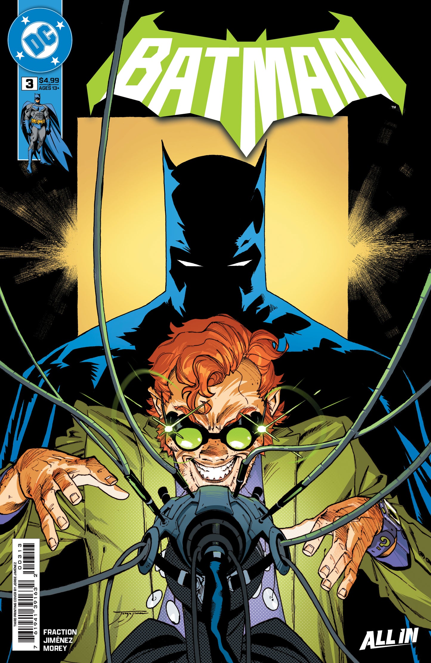 Batman #3 3rd Print Jorge Jimenez Variant (09/02/2026) Dc