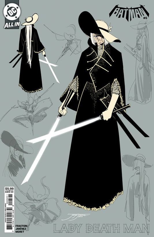 Batman #5 G Jorge Jimenez Lady Death Man Design Variant (01/07/2026) Dc