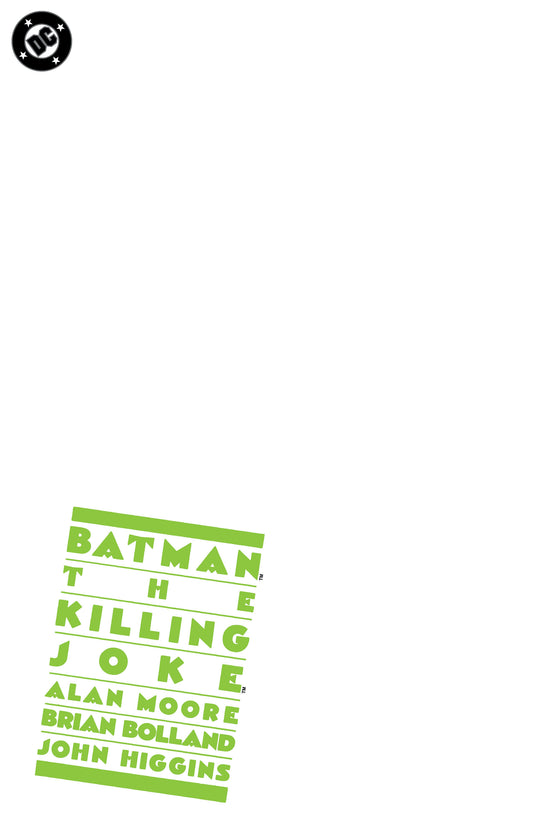 Batman The Killing Joke #1 Facsimile Edition C Blank Variant (01/14/2026) Dc