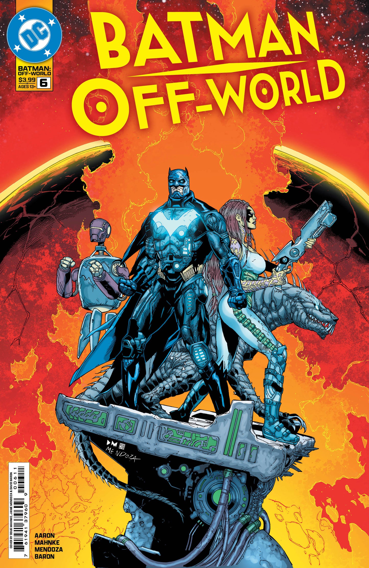 Batman Off-World #6 (Of 6) A Doug Mahnke Jason Aaron (12/25/2024) DC