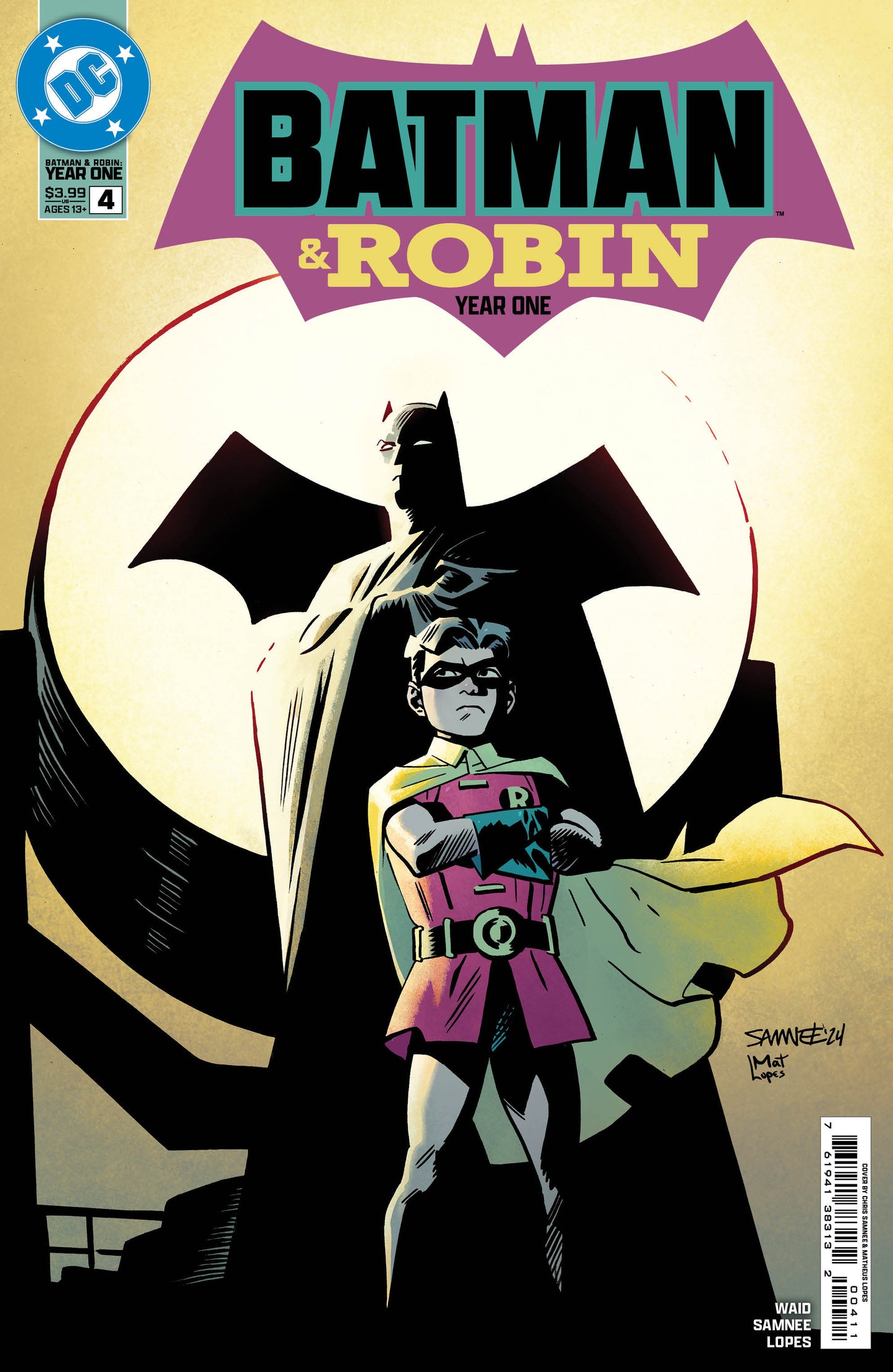 Batman And Robin Year One #4 (Of 12) A Chris Samnee Mark Waid (01/15/2025) Dc