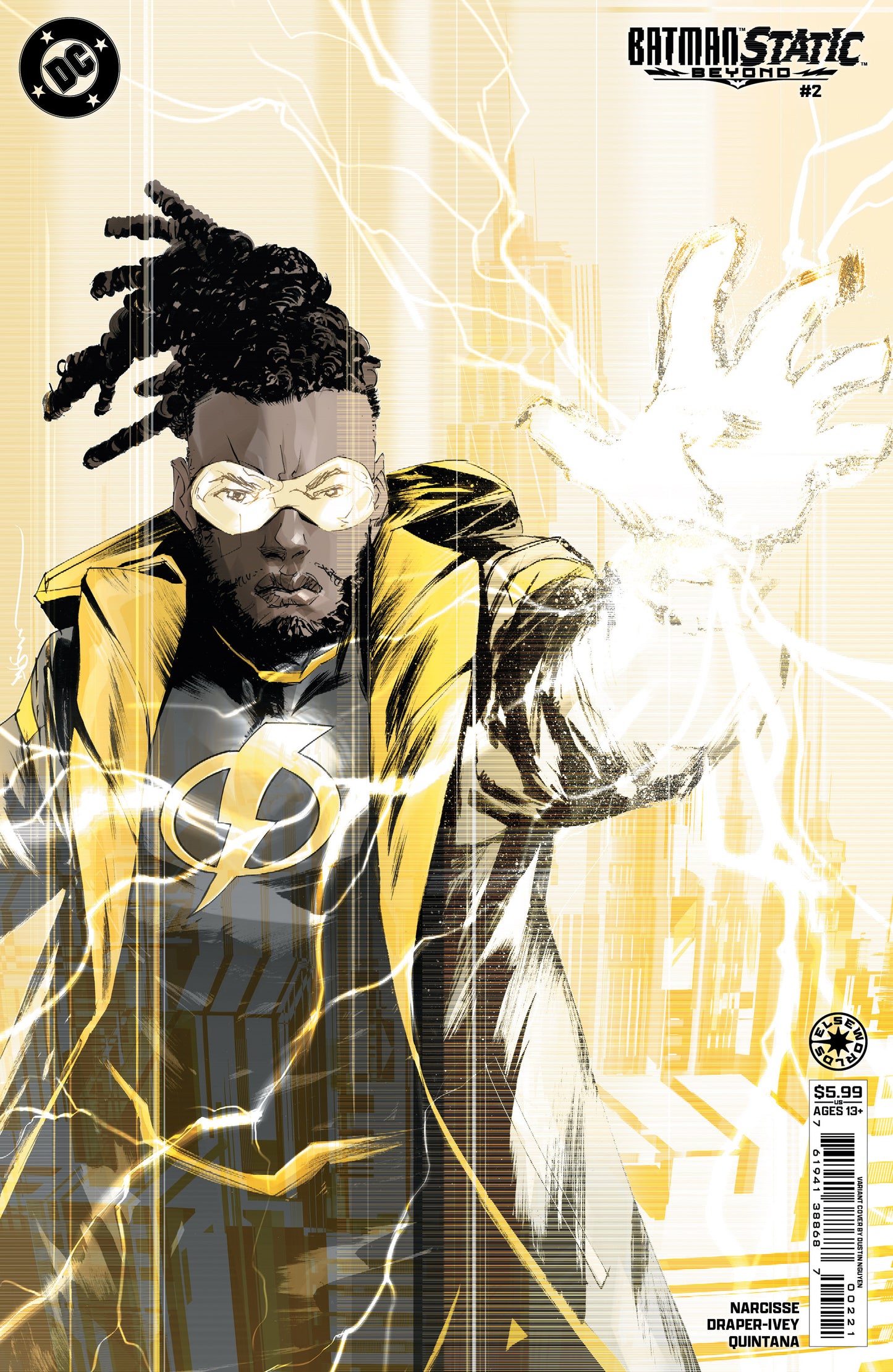 Batman Static Beyond #2 (Of 6) B Dustin Nguyen Variant (12/24/2025) Dc