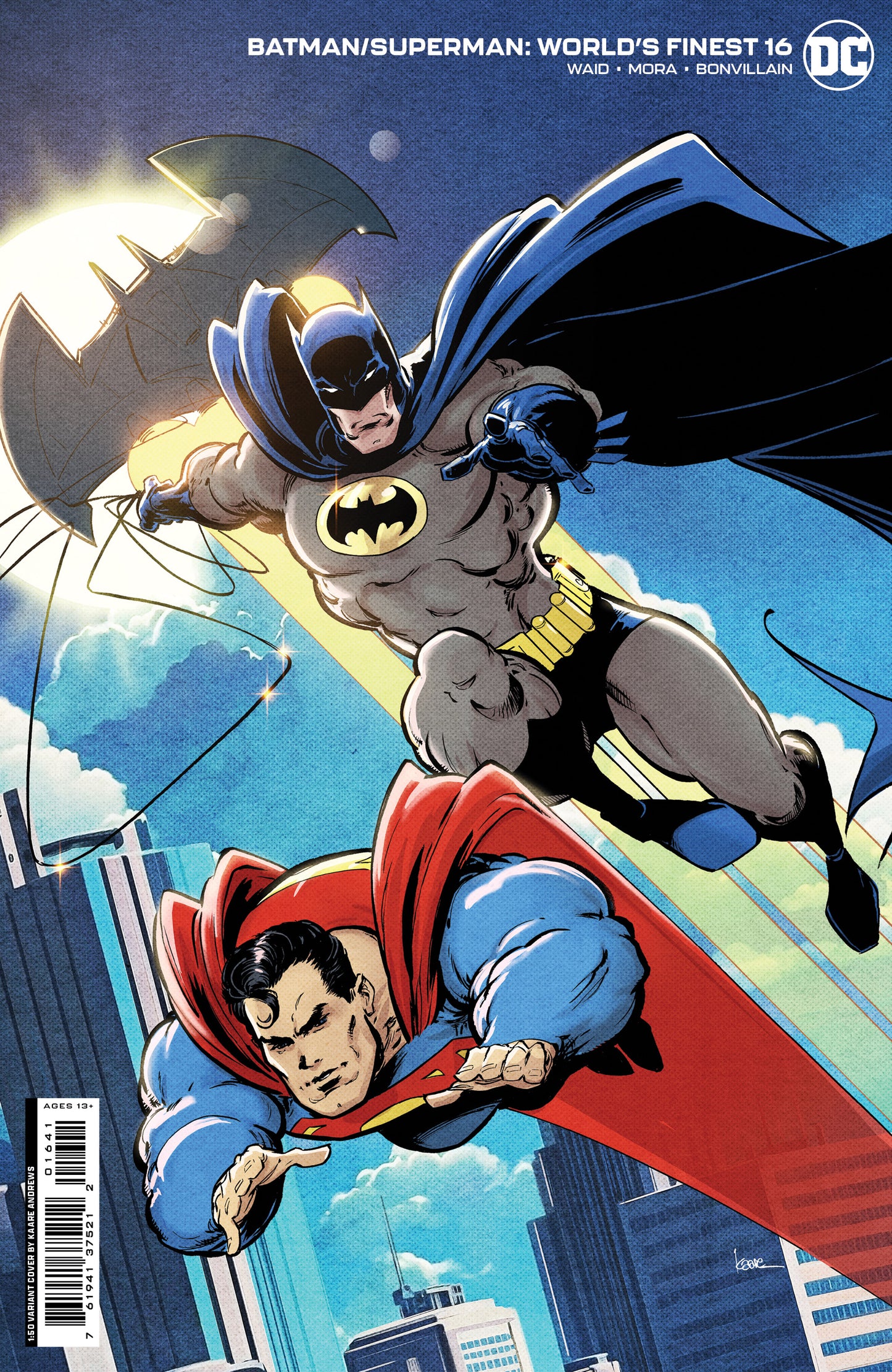 Batman Superman Worlds Finest #16 F 1:50 Kaare Andrews Card Stock Variant (06/20/2023) Dc