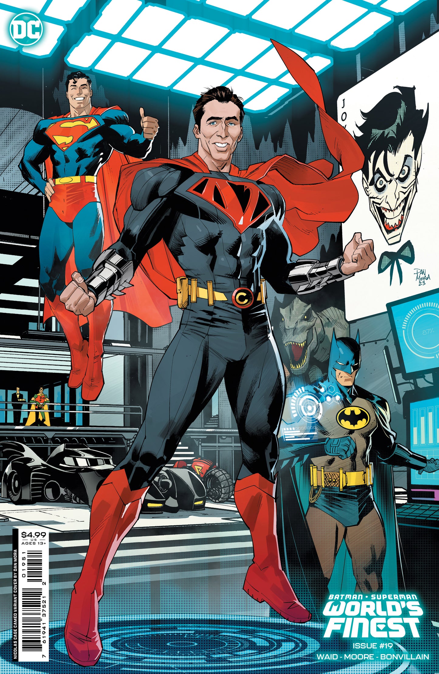 Batman Superman Worlds Finest #19 C Dan Mora Nicolas Cage Super-Variant Variant (09/19/2023) Dc