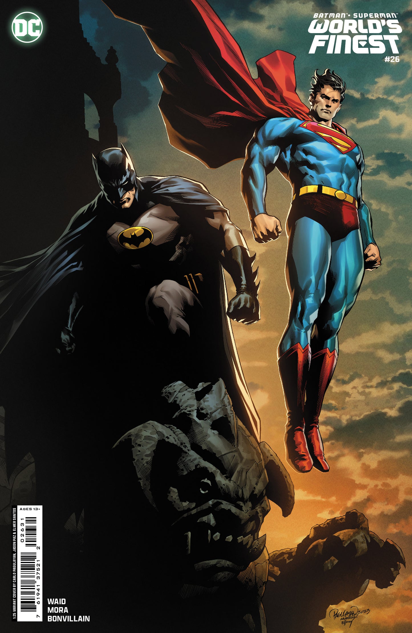 Batman Superman Worlds Finest #26 F 1:25 Carlo Pagulayan & Jason Paz Variant (04/16/2024) Dc