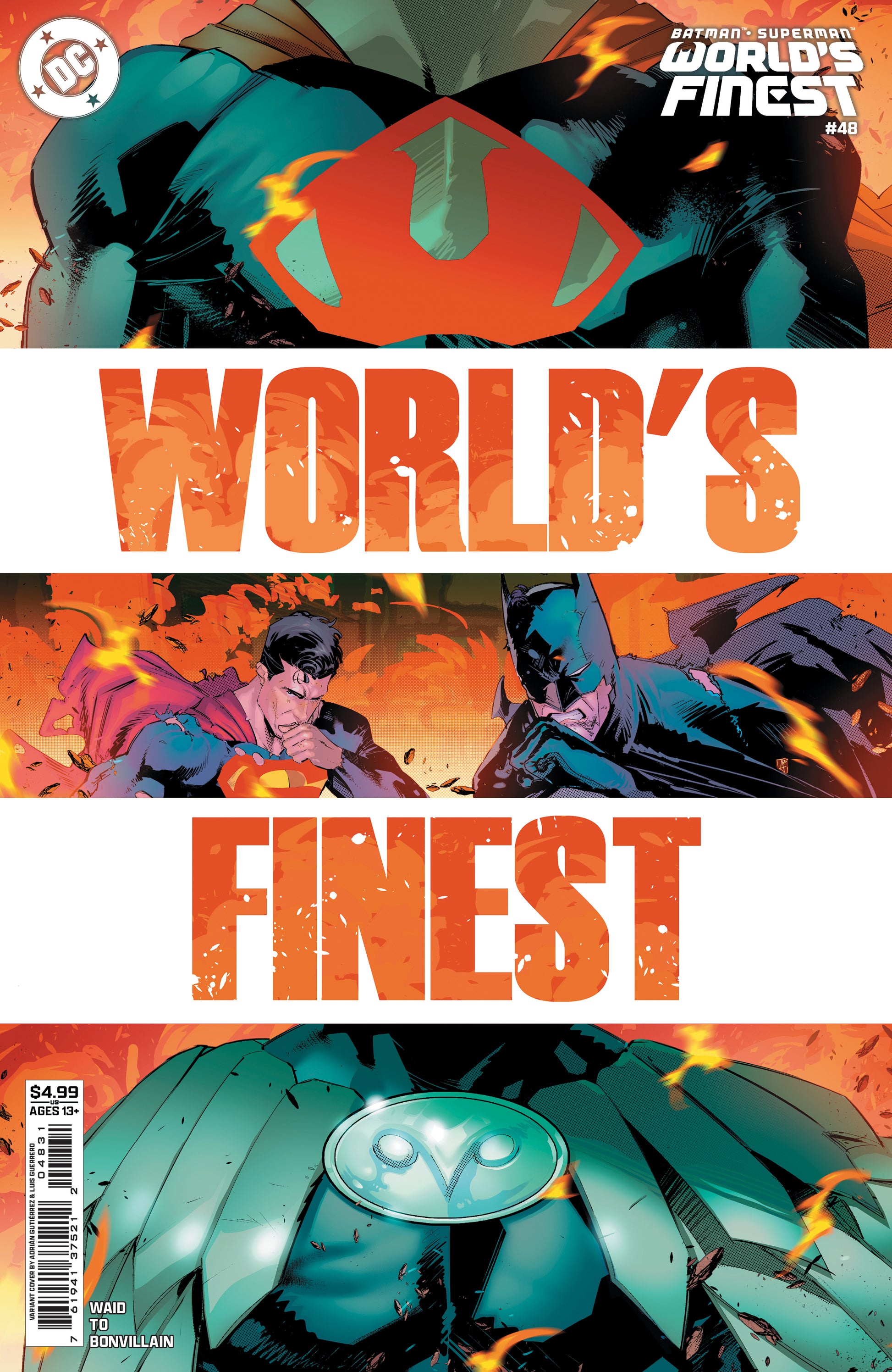 Batman Superman Worlds Finest #48 C Adrian Gutierrez Variant (02/18/2026) Dc - Golden Apple Comics