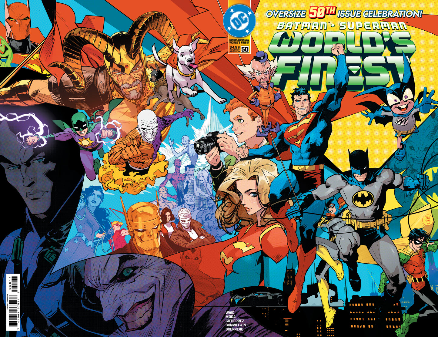 Batman Superman Worlds Finest #50 A Dan Mora Wraparound (04/01/2026) Dc - Golden Apple Comics
