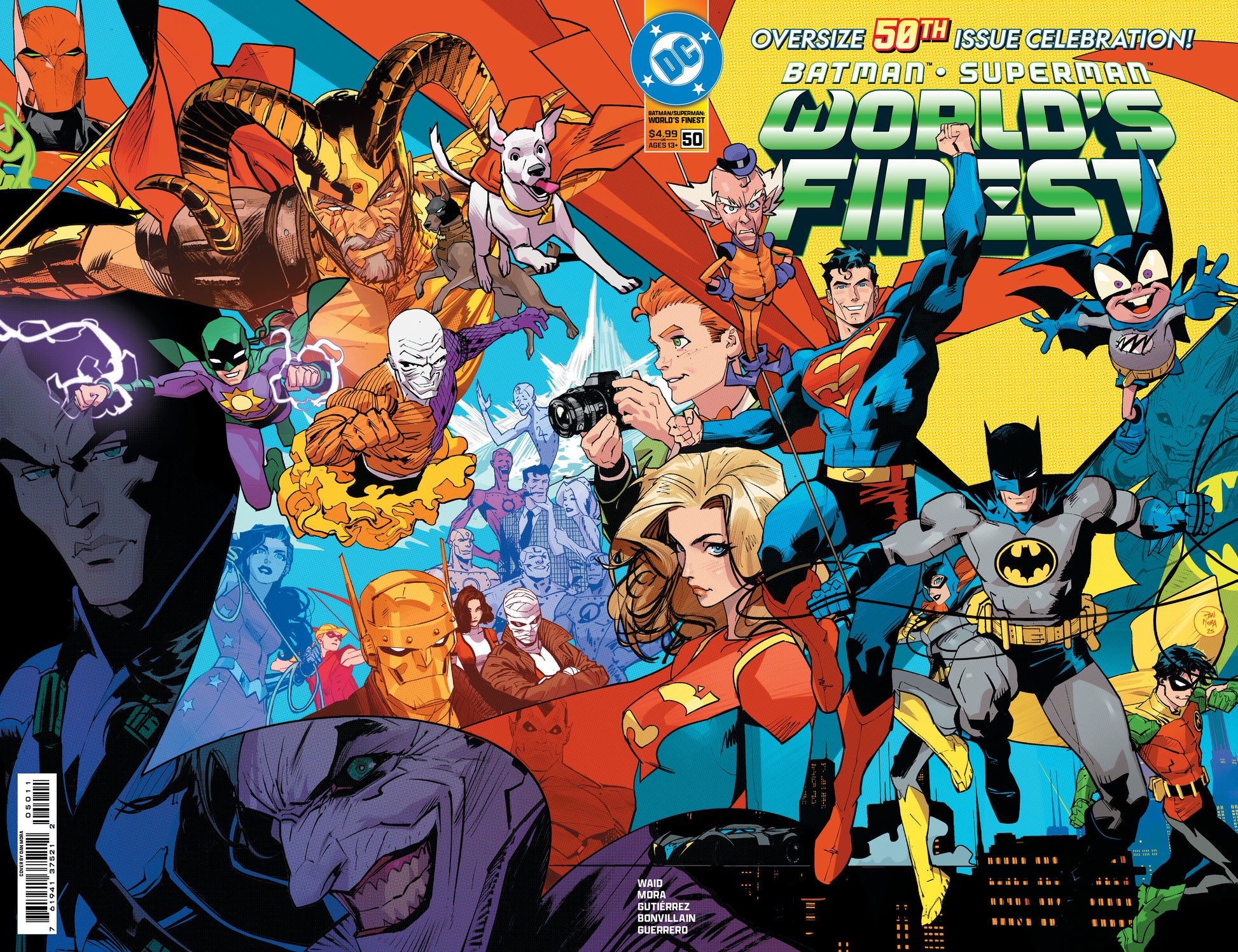 Batman Superman Worlds Finest #50 A Dan Mora Wraparound (04/01/2026) Dc - Golden Apple Comics