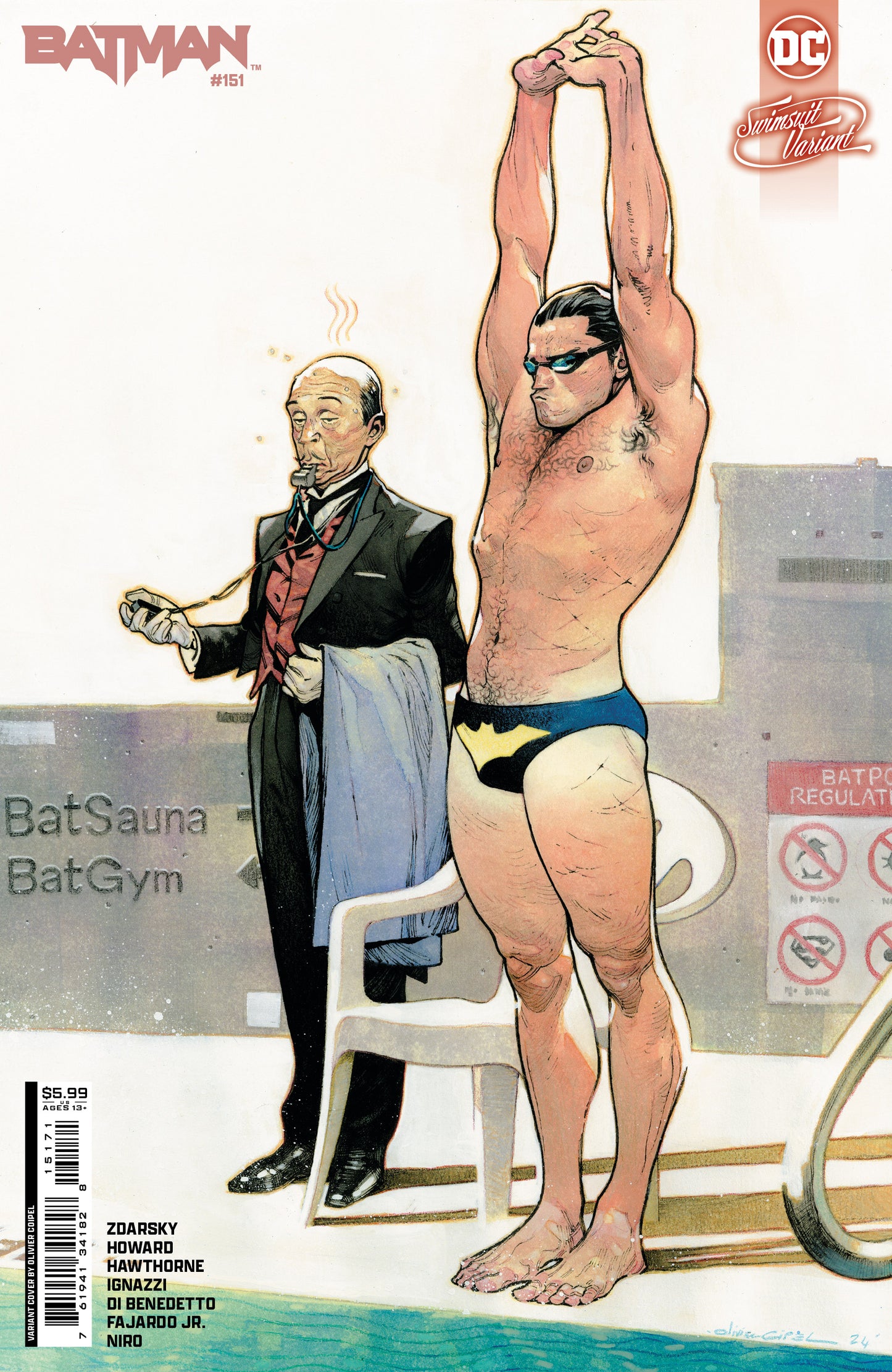 Batman #151 E Olivier Coipel Swimsuit Variant (Absolute Power) (08/07/2024) DC