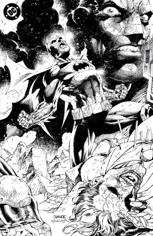 Batman #158 Q 1:608 Jim Lee & Scott Williams Inks Variant Signed By Jeph Loeb (03/26/2025) Dc